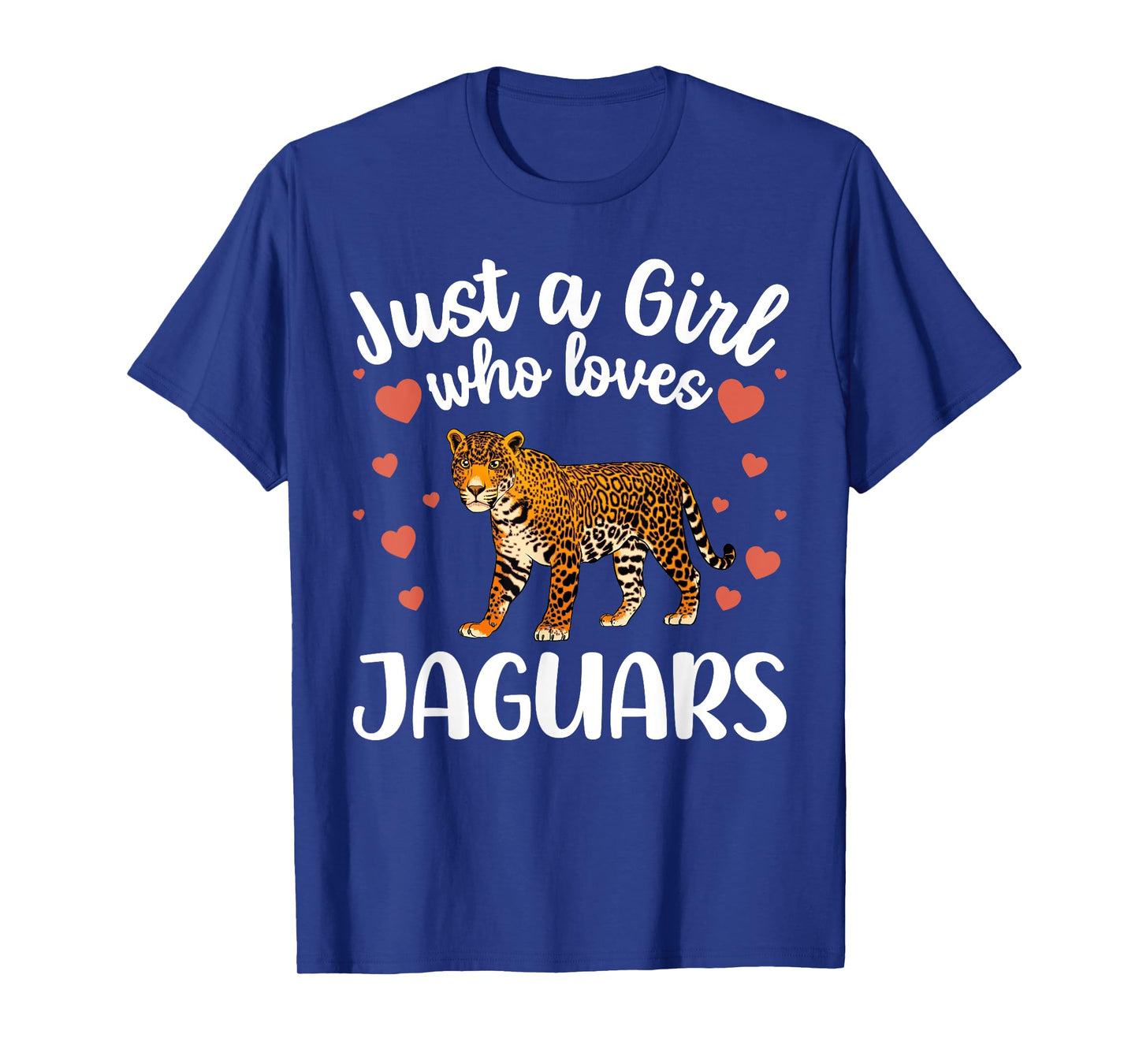 Funny Jaguar Art For Girls Women Kids Large Cat Jaguar Lover T-Shirt