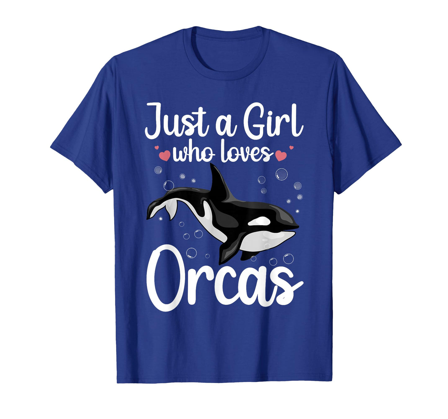 Cool Orca Whale Design For Girls Women Kids Ocean Orca Lover T-Shirt