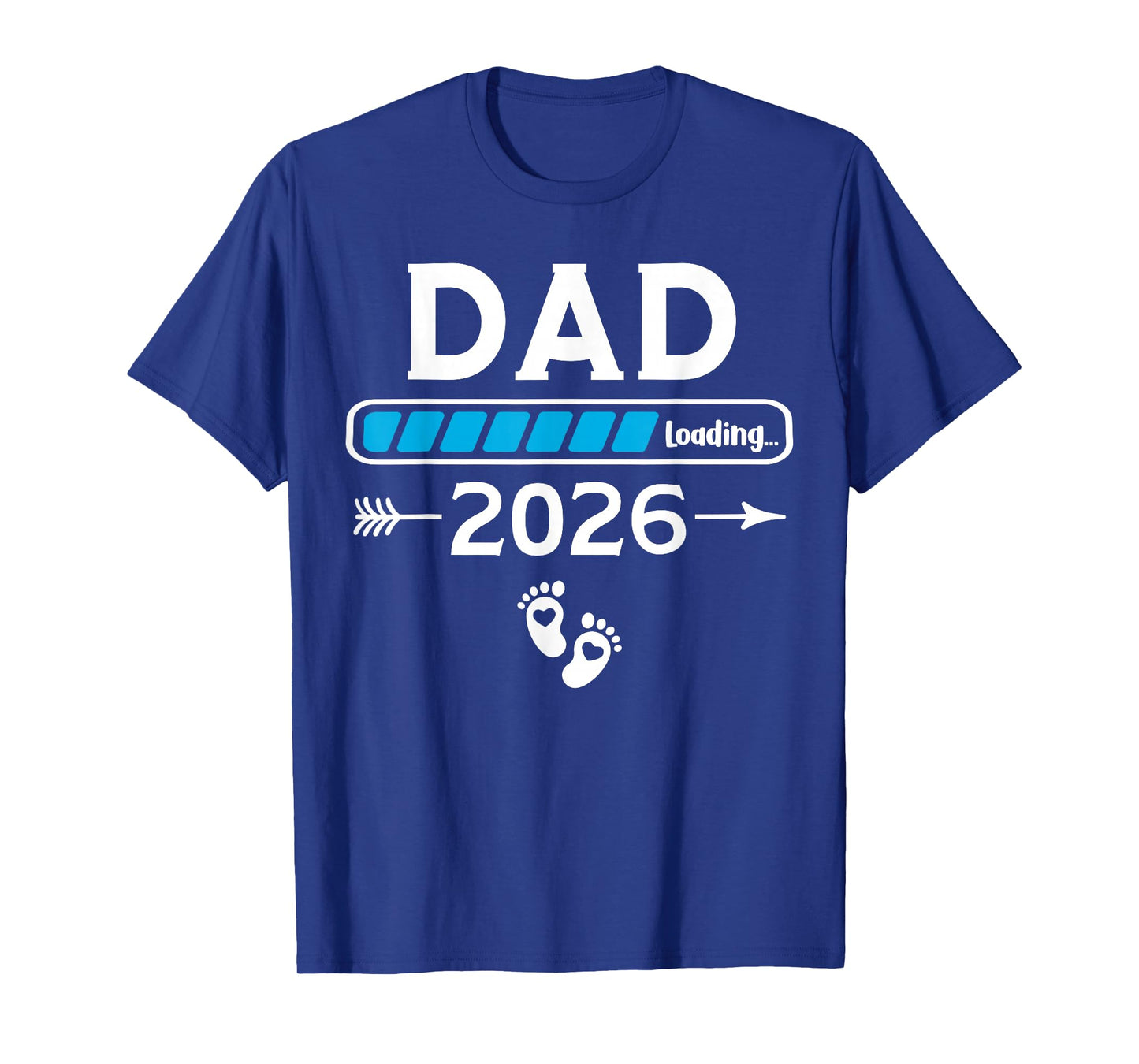 Promoted to Dad 2026 Loading Baby Shower Baby Announcement T-Shirt