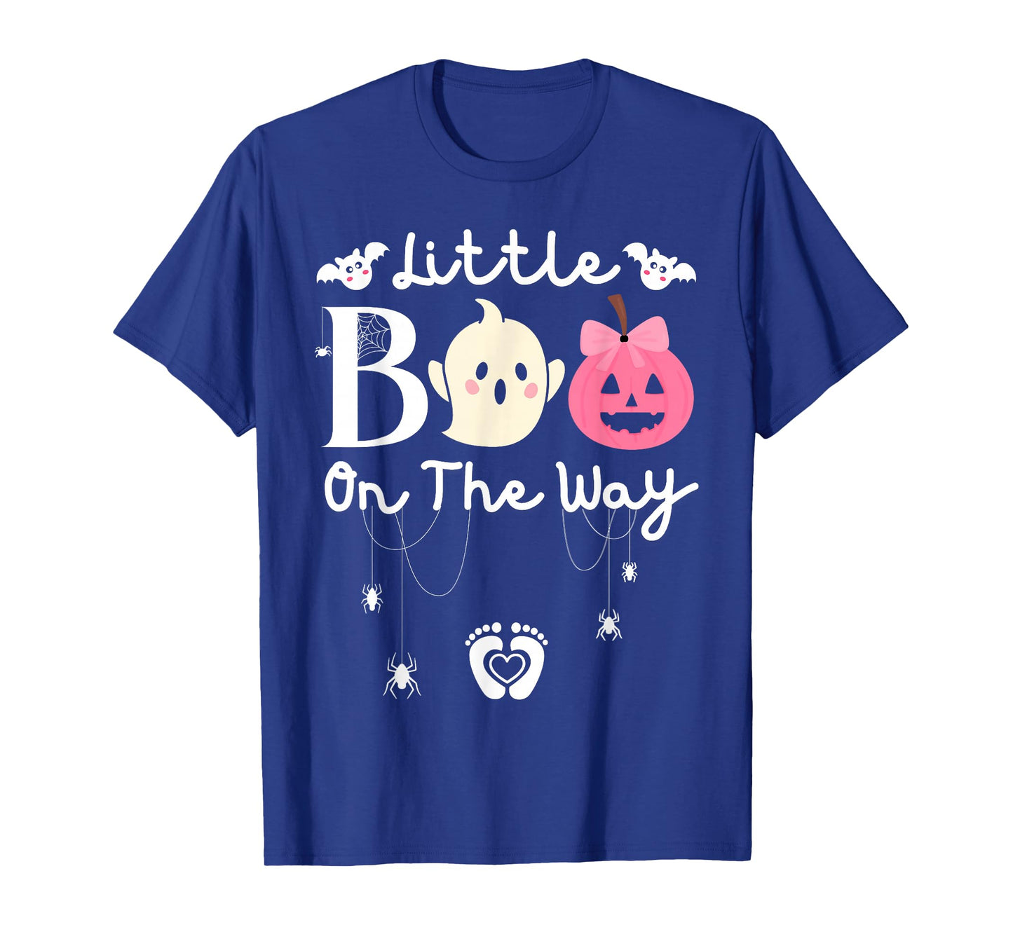 Little Boo On The Way-Halloween Girls Pregnancy Announcement T-Shirt