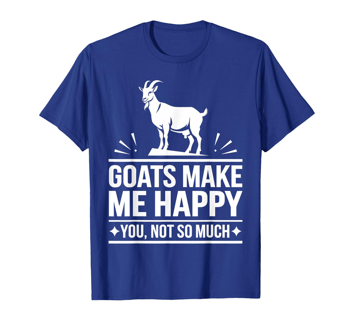 Cute Goat Design for Men Women Kids Animal Farmer Goat Lover T-Shirt