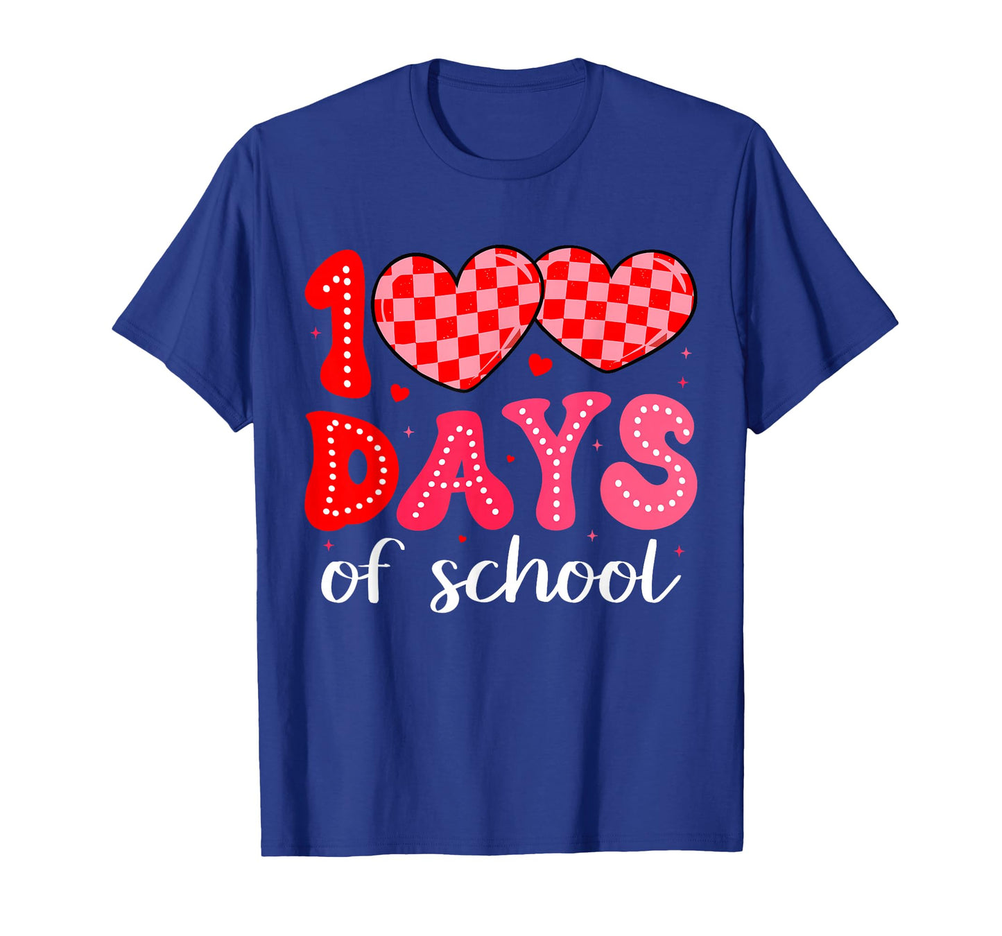 100 Days of School Retro 100th Day of School T-Shirt