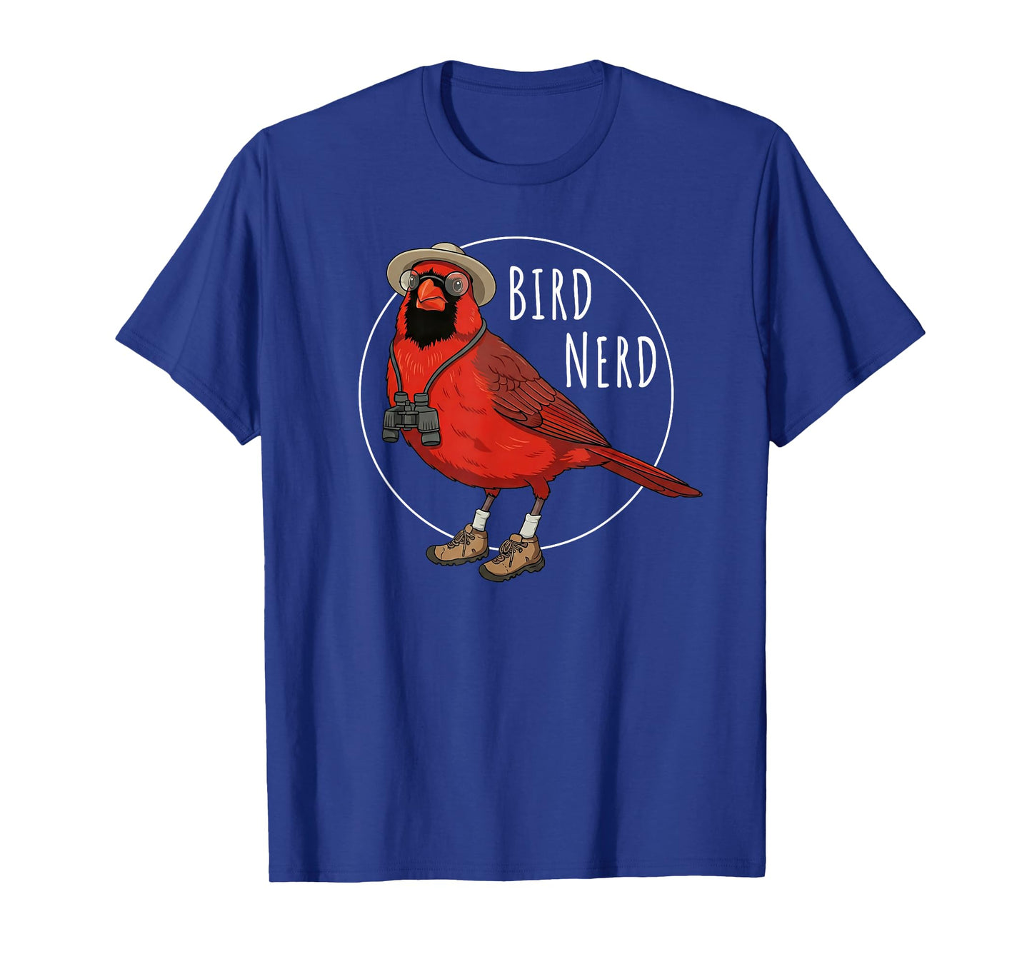 Red Cardinal Bird Nerd Funny Watching Birding Lover Watcher T-Shirt