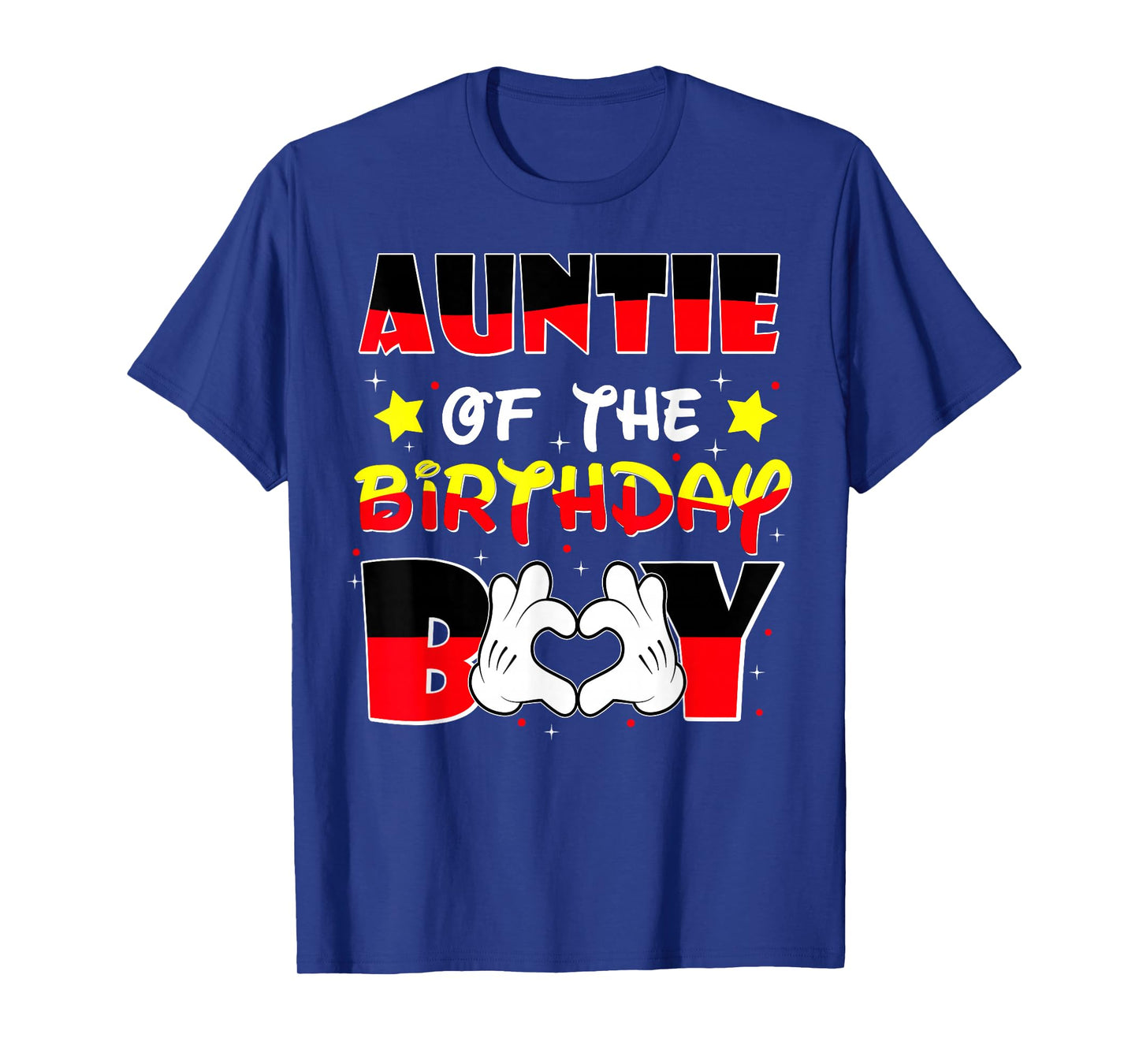 Auntie of The Birthday Boy Shirt Matching Nephew Family Bday T-Shirt