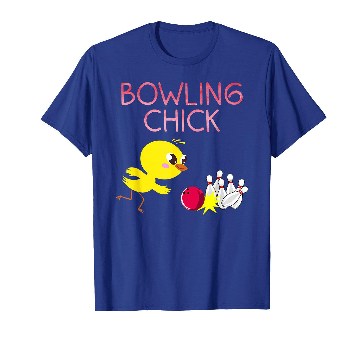Funny Bowling Design for Girls Women Bowler Bowling Lover T-Shirt