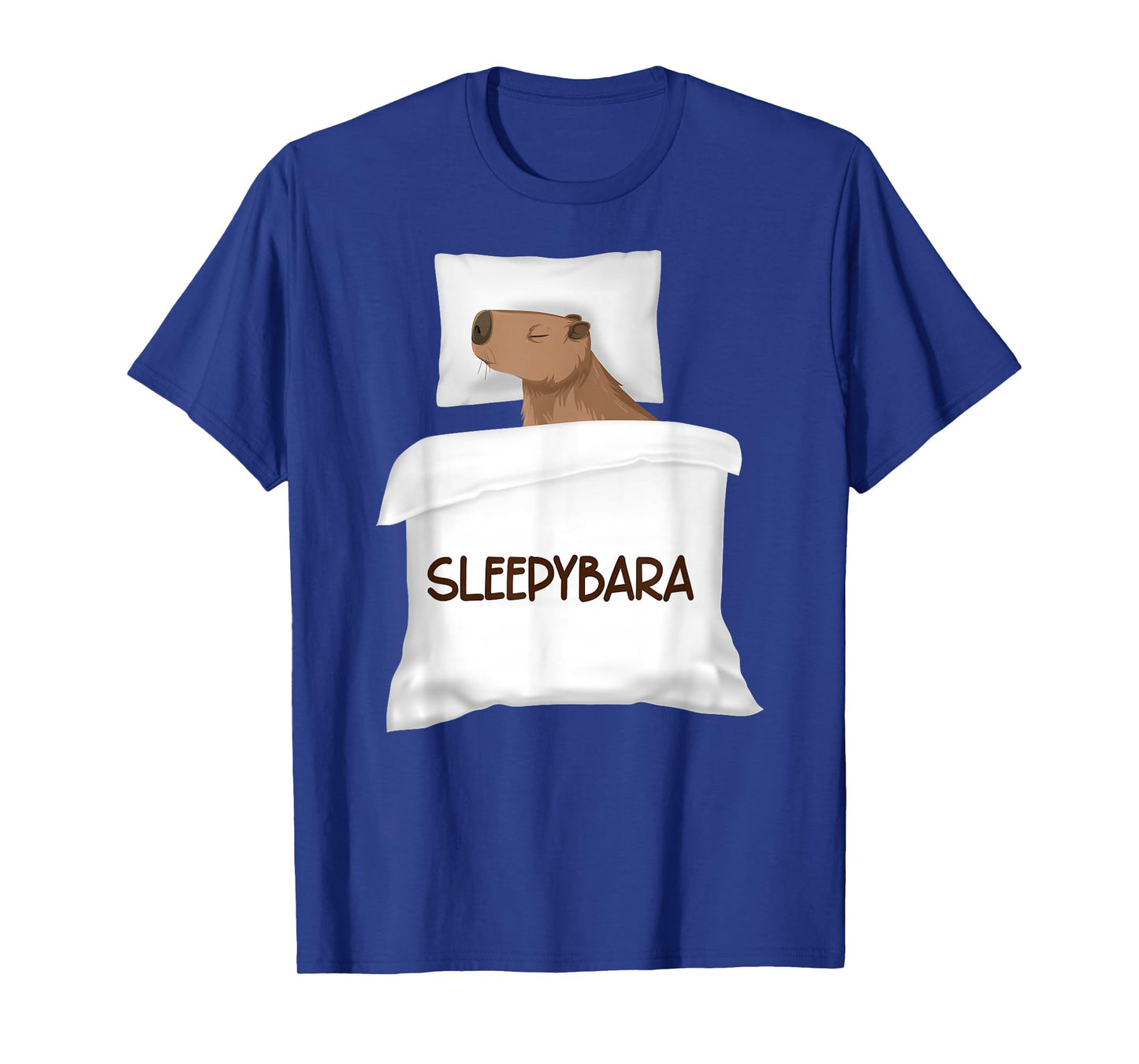 Capybara Official Sleep Pajamas Nightgown Sleepybara Rodents T-Shirt