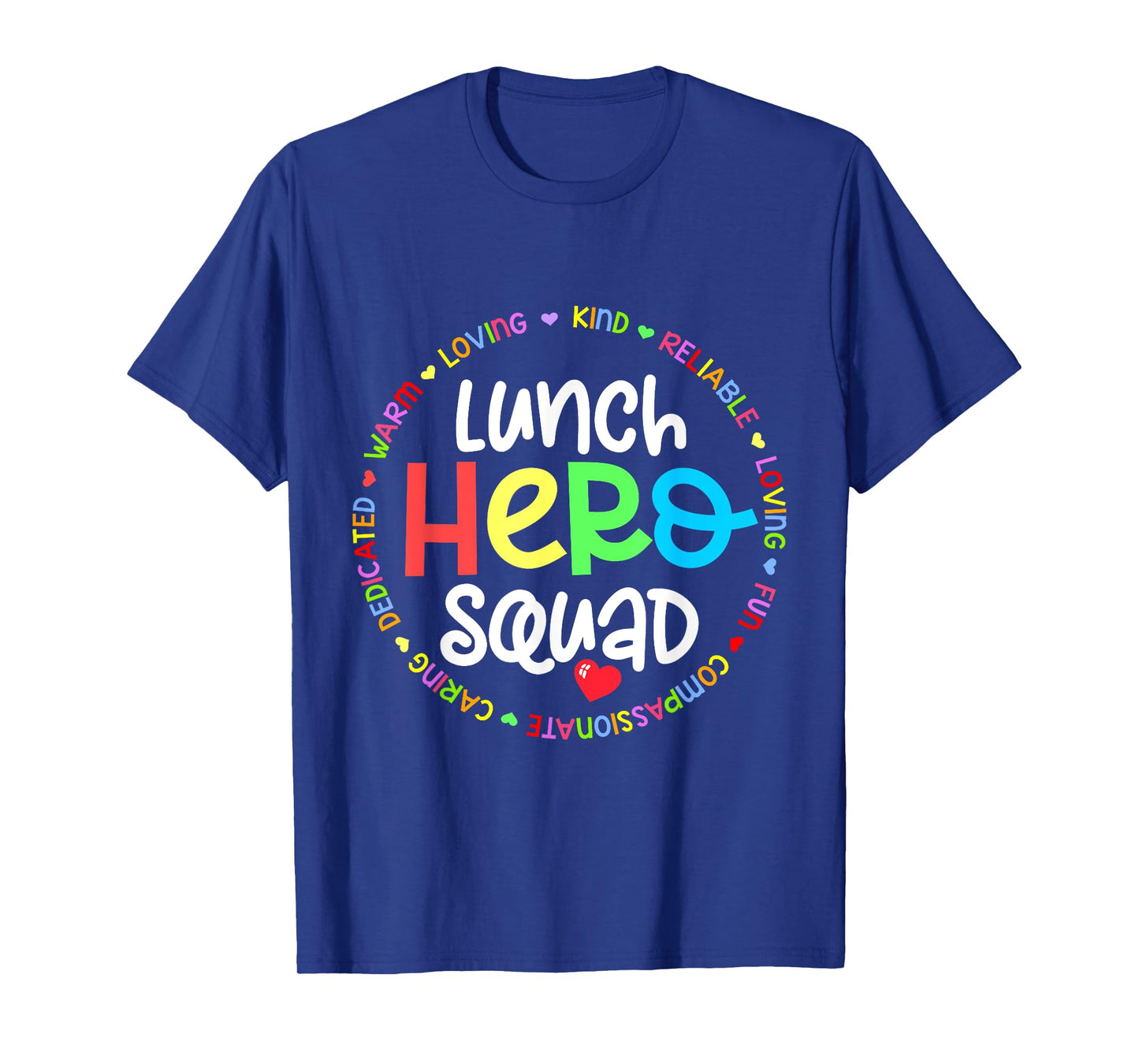School Lunch Hero Squad Funny Lady Cafeteria Squad Workers T-Shirt