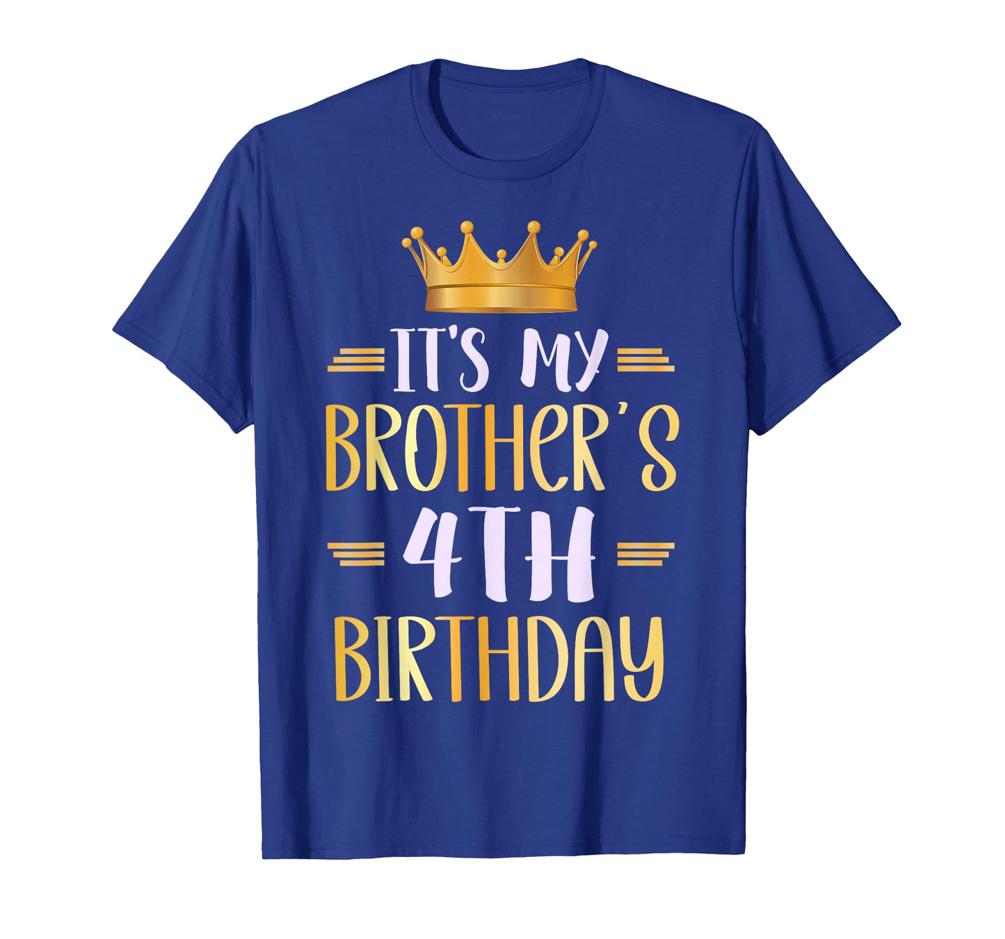 It's My Brother's 4th Birthday Happy Birthday 4 Years Old T-Shirt