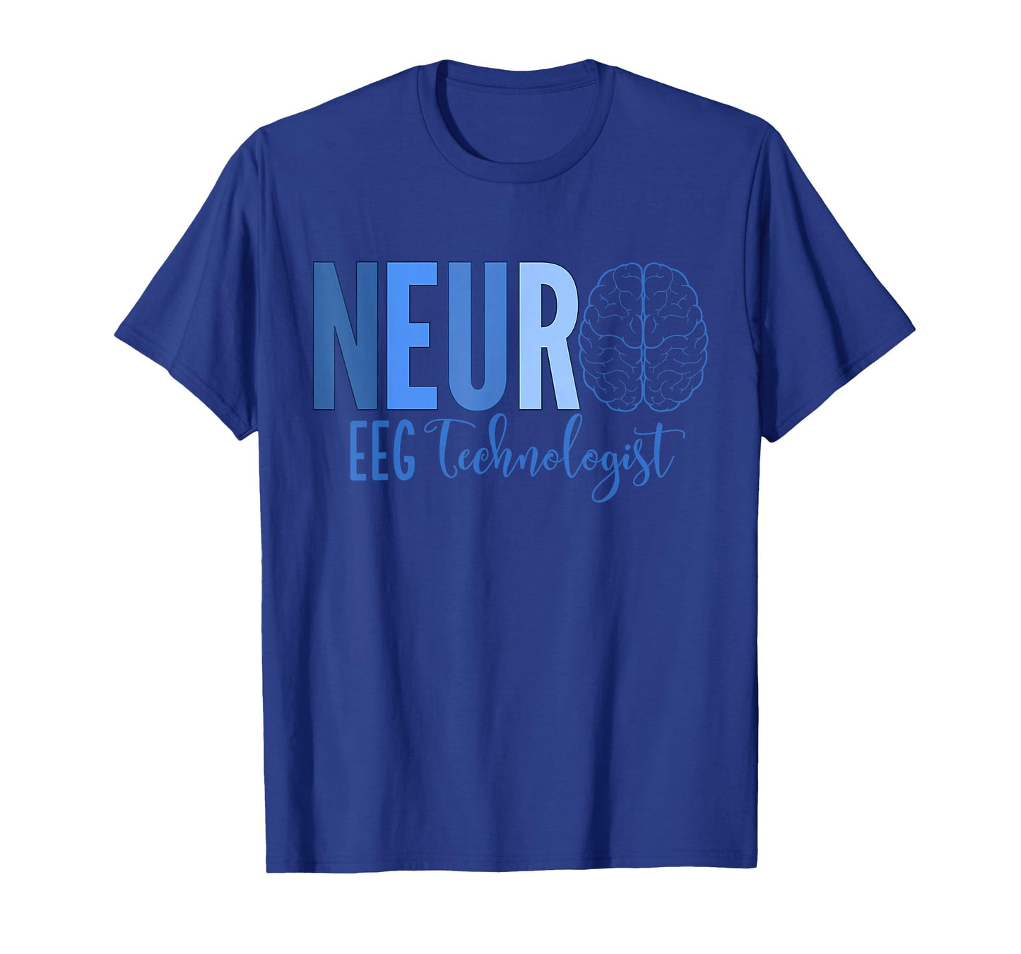 Retro Neuro EEG Technologist Anatomy Brain Neurology Nursing T-Shirt