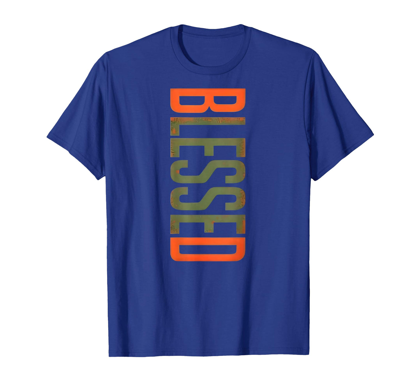 Blessed Word Art Christian Statement Tee T-Shirt