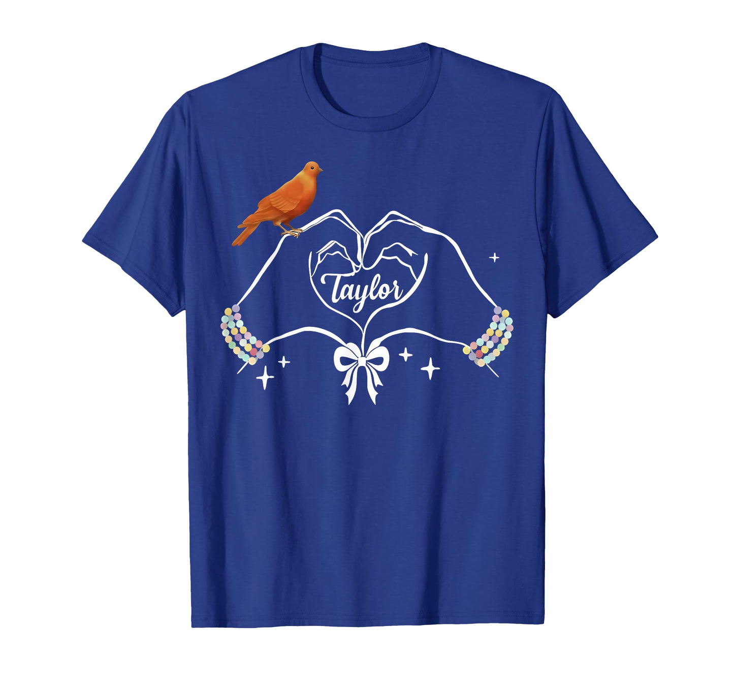 Heart Hands Taylor Bird First Name Girl Vintage 70's 80's T-Shirt