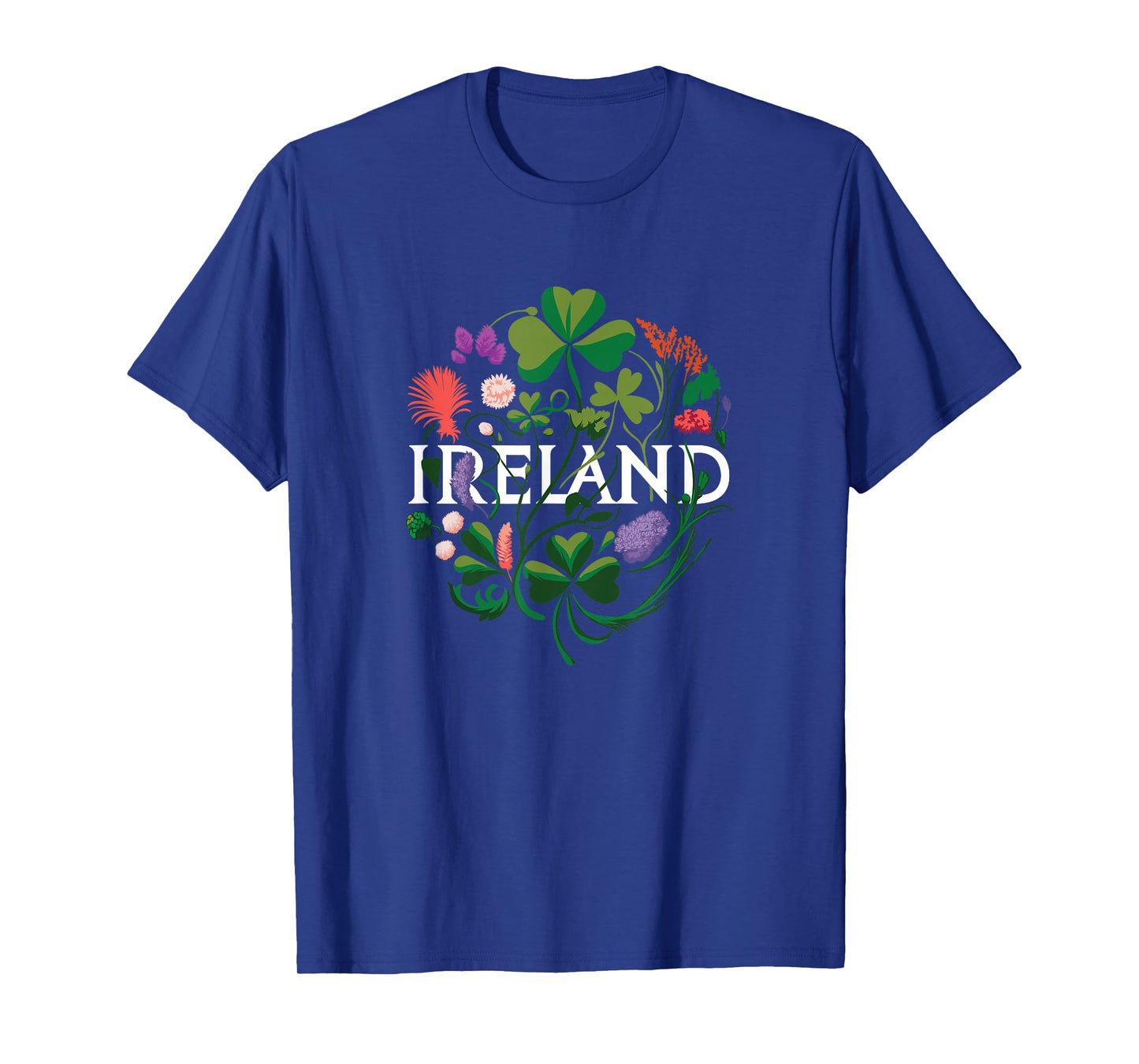 Flowers of Ireland - Vintage Style Minimalist Boho T-Shirt