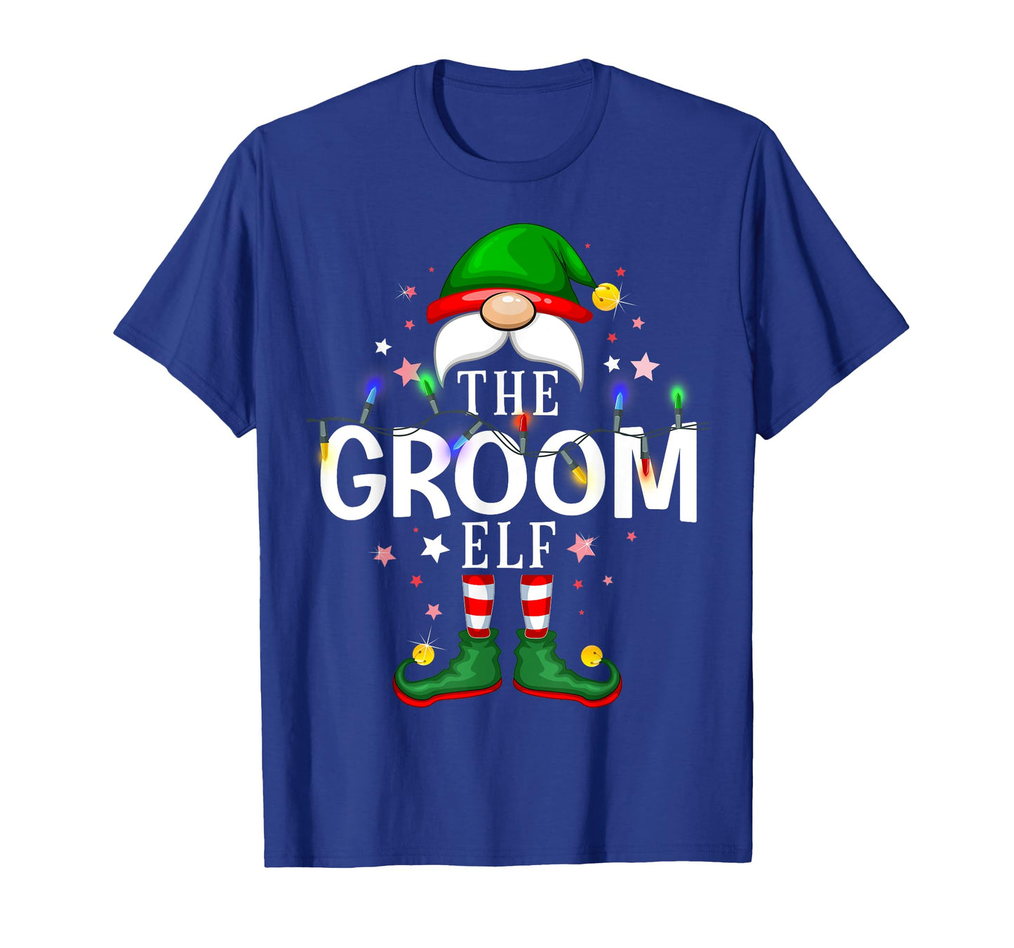 The Groom Elf Christmas Family Pajama Party T-Shirt
