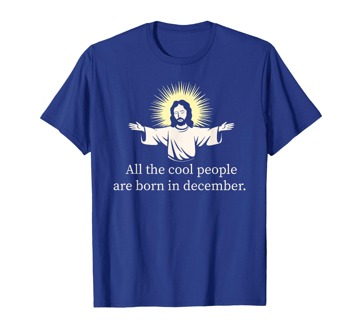 Cool People are Born in December Christian Jesus Christmas T-Shirt