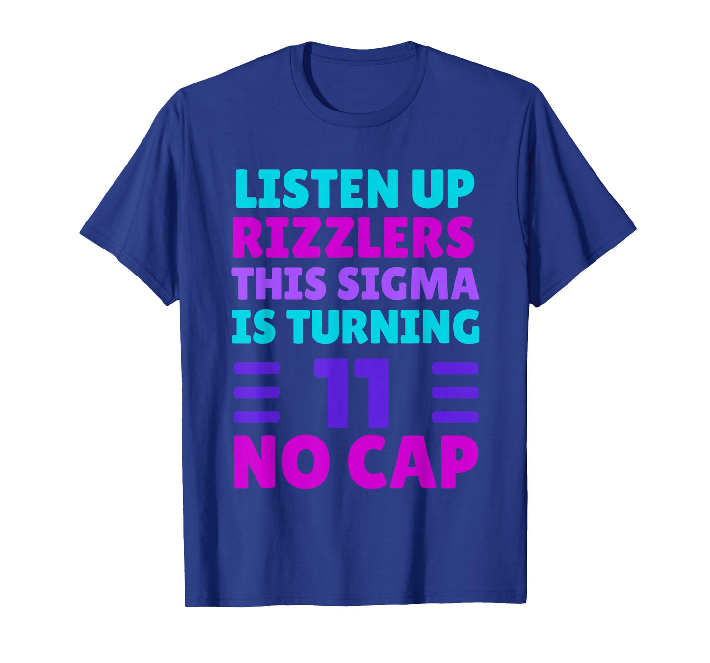 Funny 11 Year Old Birthday Shirt - Rizz, Sigma, Brain Rot T-Shirt