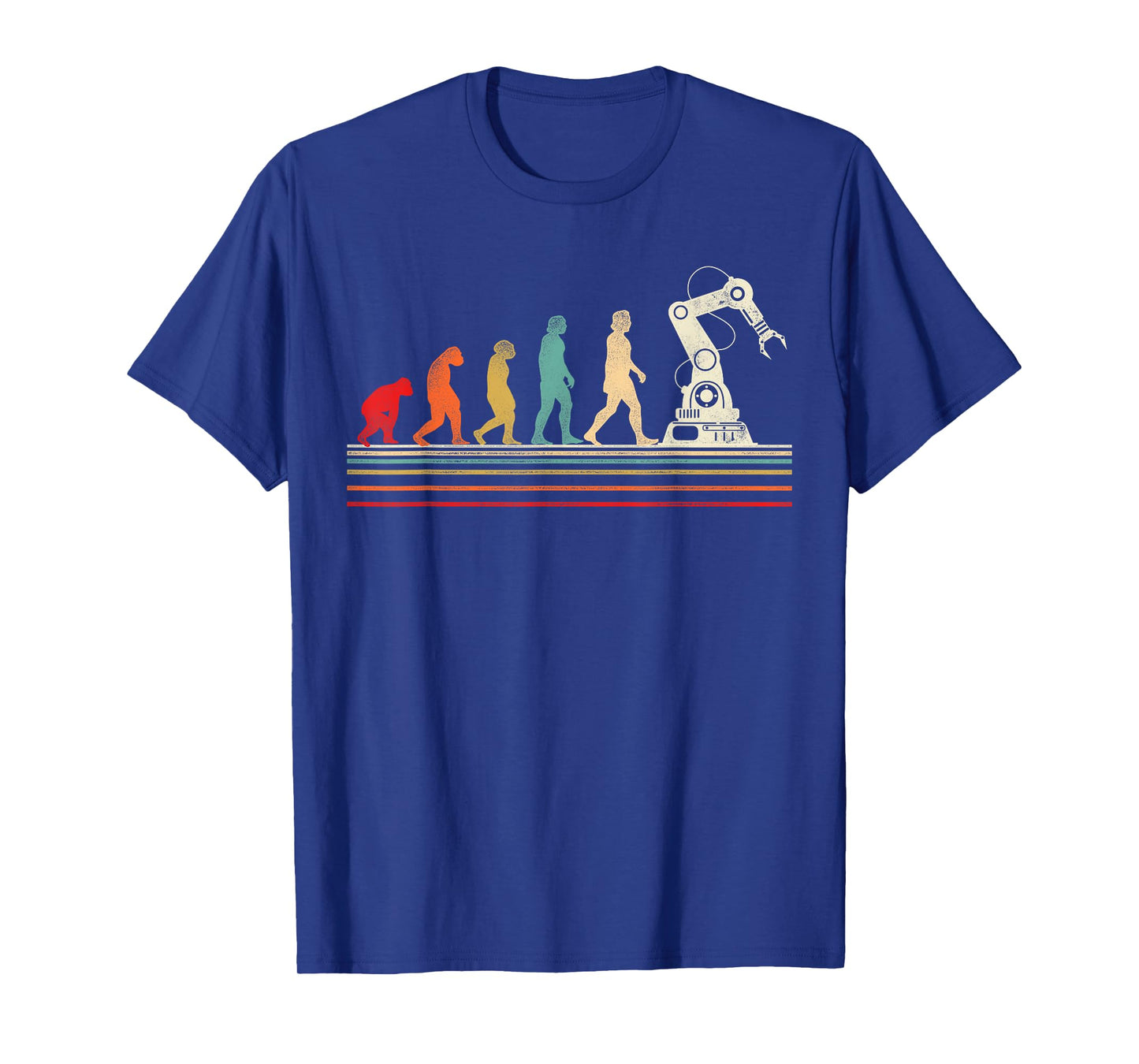 Robot Robotics Engineer Retro Vintage T-Shirt