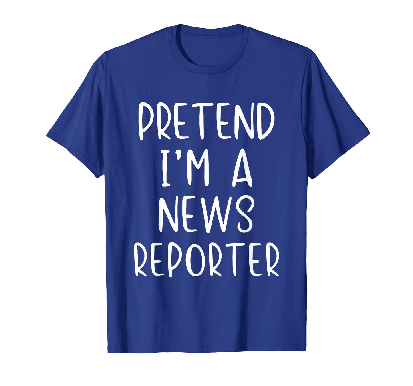 Pretend I'm A News Reporter Costume Halloween Simple Kid T-Shirt