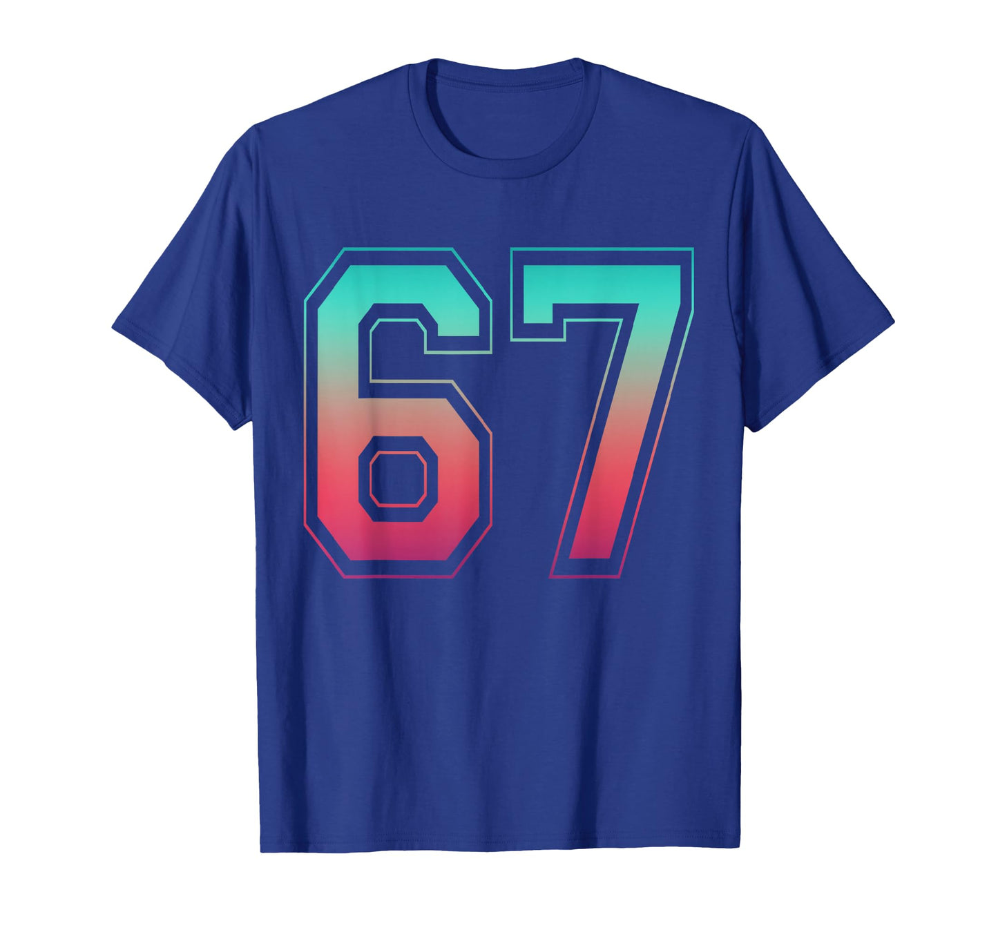 67 Number Meme Funny Six Seven Gen Alpha Slang T-Shirt