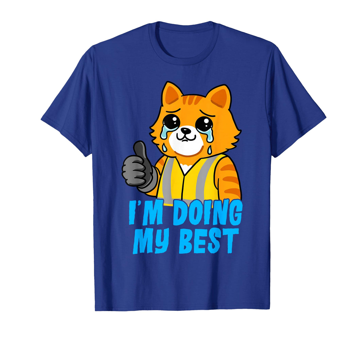 Cat Coworker Swagazon Associate I'm Doing My Best Crying Cat T-Shirt