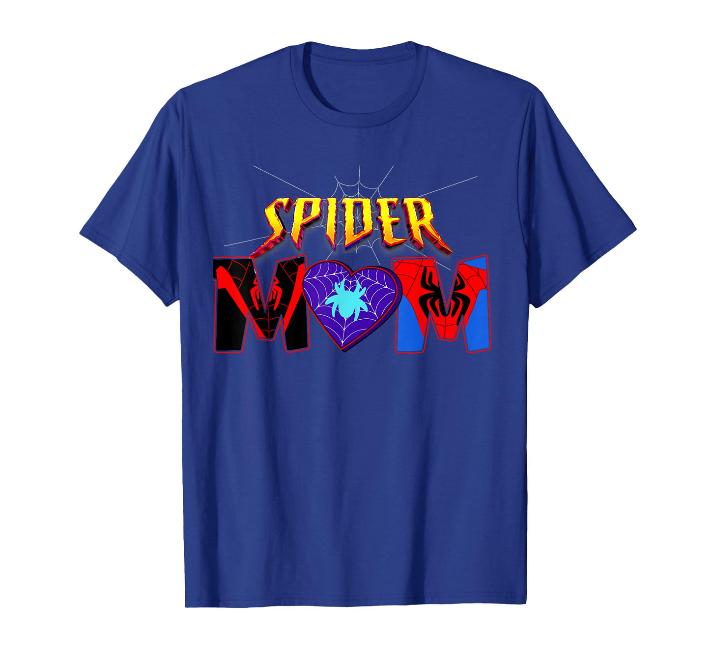 Spider Mom Birthday Family Matching Halloween Costume T-Shirt