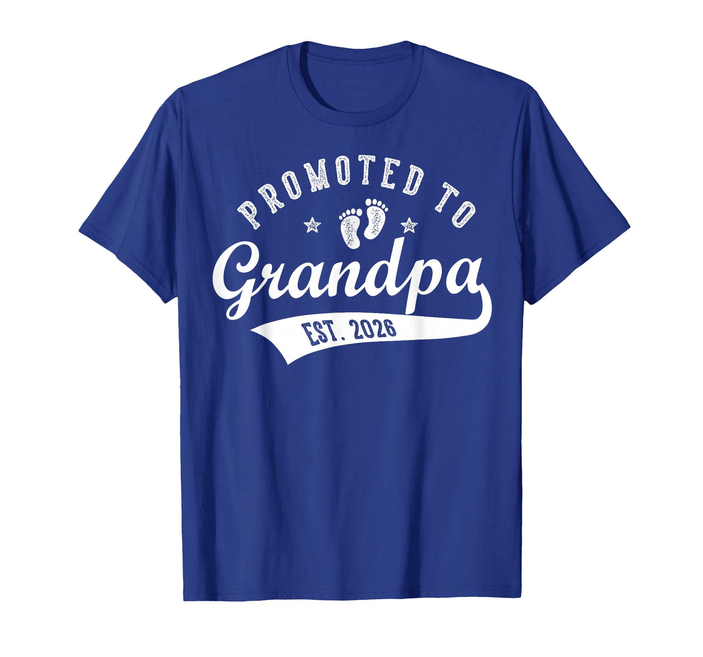 Promoted to Grandpa Est. 2026 Baby Announcement Matching T-Shirt