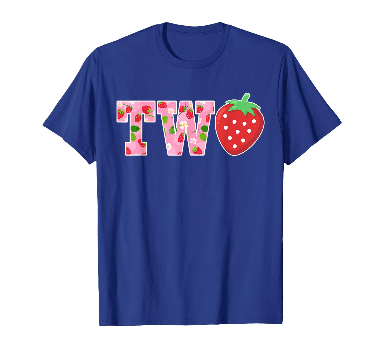 2 Years Old Girl Strawberry 2nd Birthday Berry Sweet Two T-Shirt