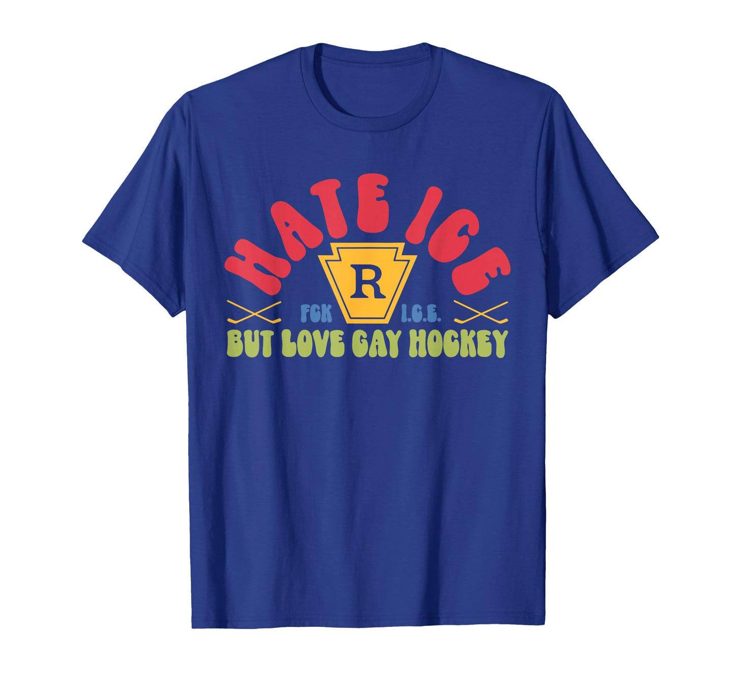 Hate Ice But Love Gay Hockey T-Shirt