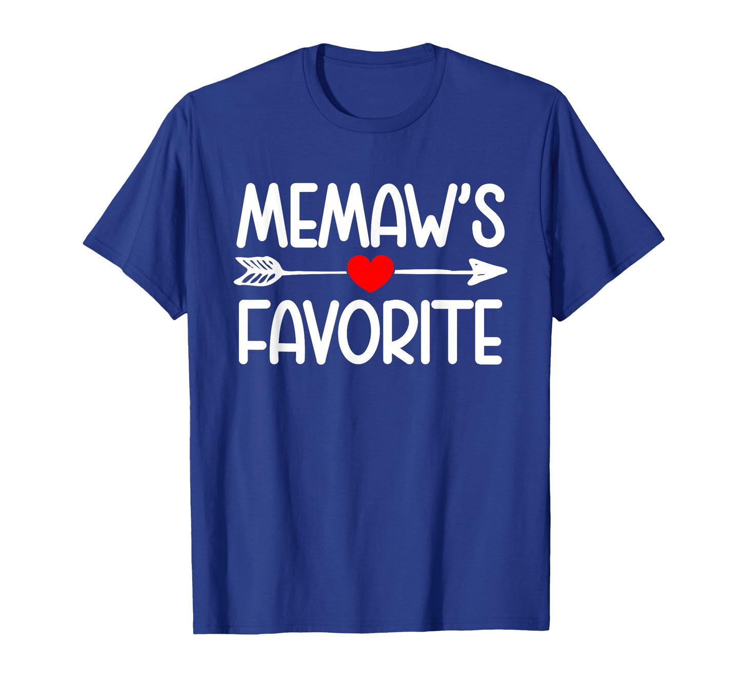Memaw's Favorite Grandchild Grandson Granddaughter Grandma T-Shirt