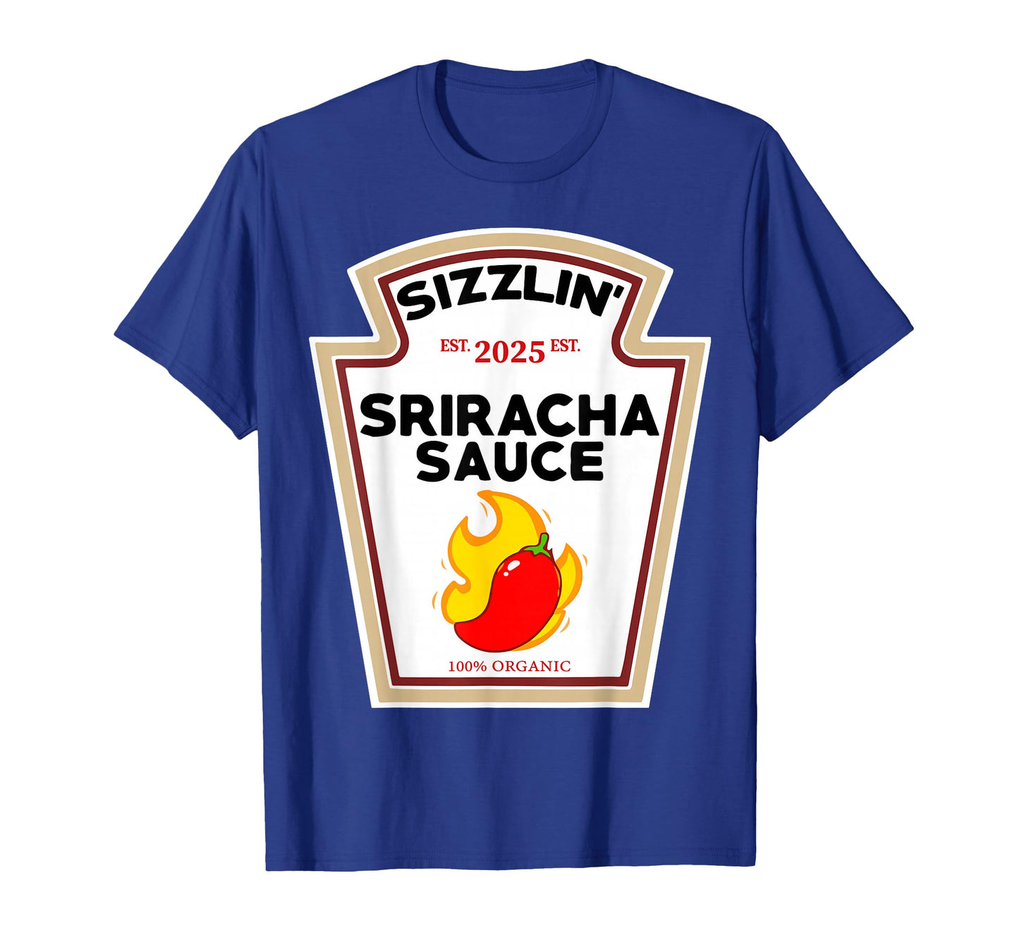 Funny Sriracha Sauce DIY Halloween Costume Group Condiments T-Shirt