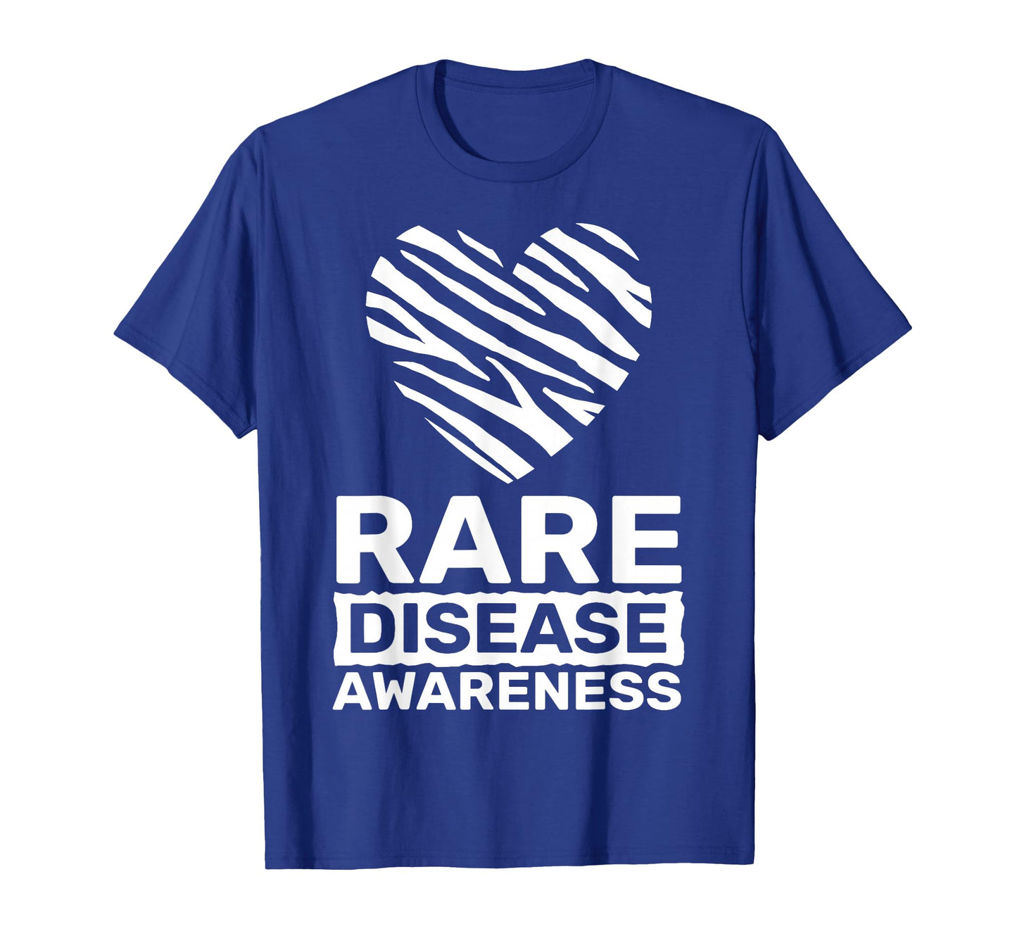 Zebra Heart Rare Disease Awareness Rare Disease Day 2026 T-Shirt
