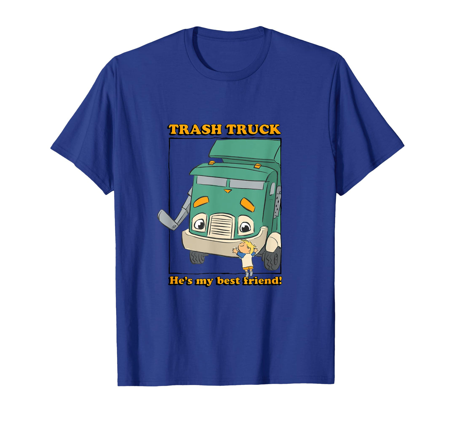 Trash Trucks & Hank He's My Best Friend Panel T-Shirt