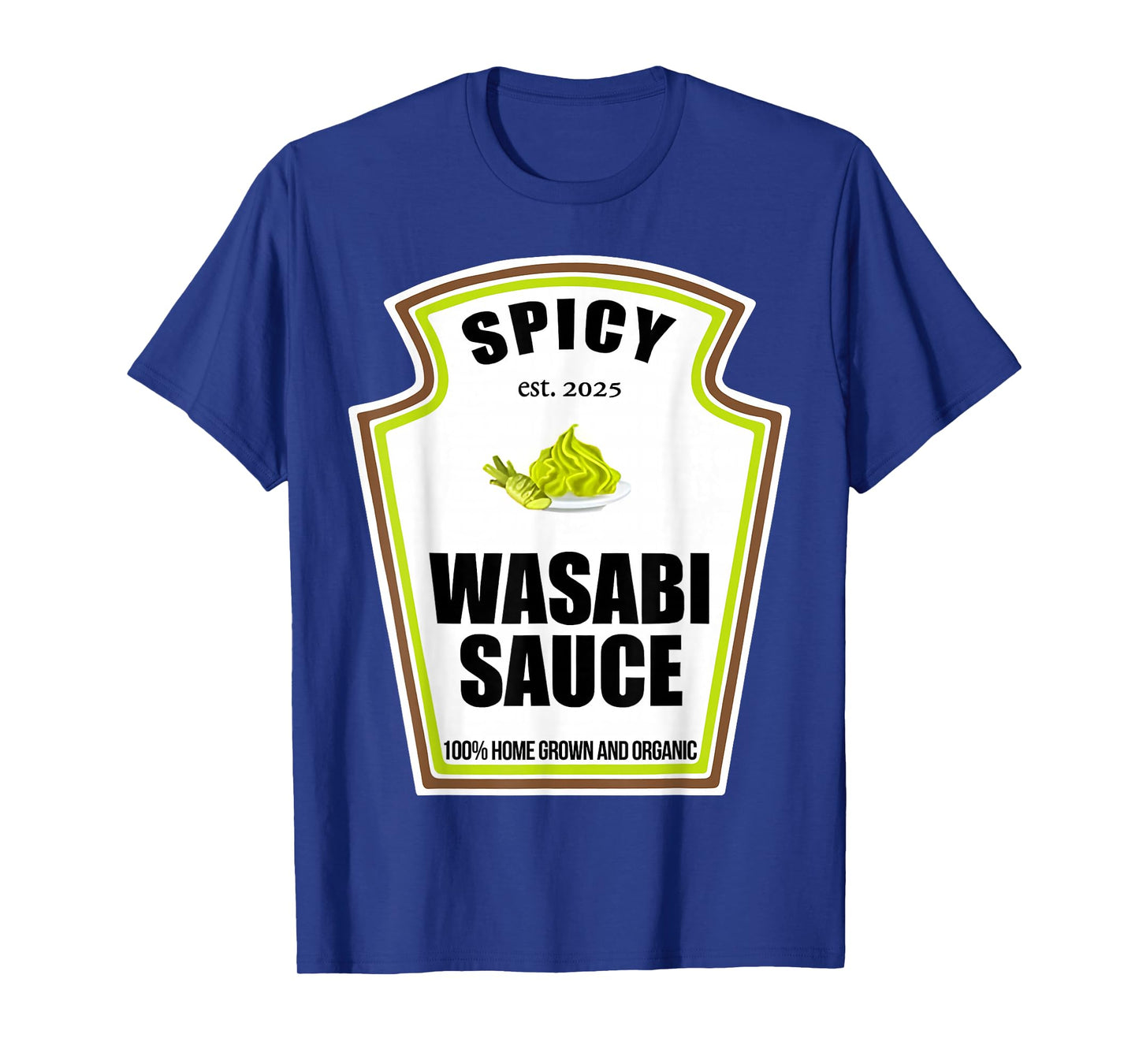 Spicy Wasabi Sauce Condiment Spice Costume Party Matching T-Shirt