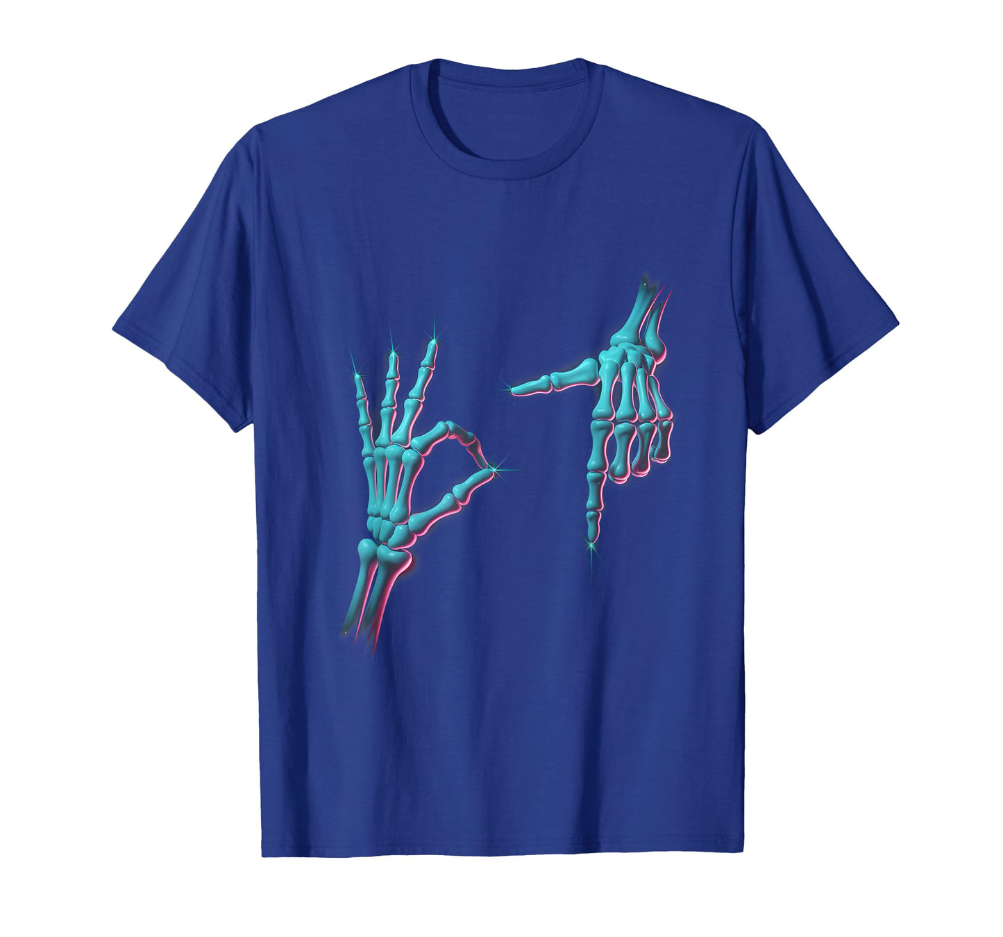 67 Meme Skeleton Hand 6 7 Halloween Six Seven Funny Teens T-Shirt