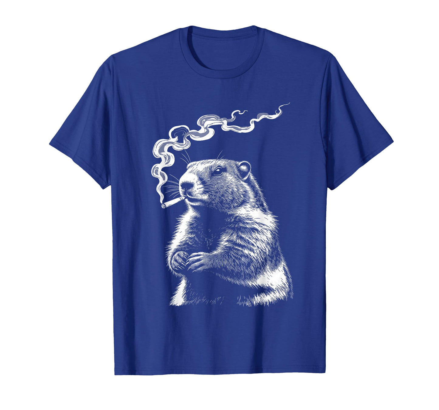 Punxy Phil's Smoking Meme Groundhog Day Costume Gen Z T-Shirt