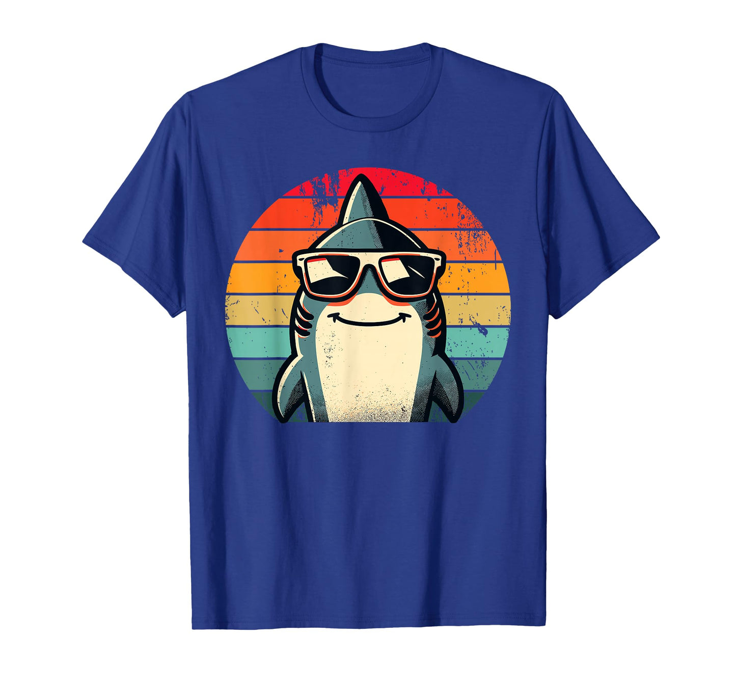 Cool Retro Shark in Sunglasses 70s 80s 90s Funny Shark T-Shirt
