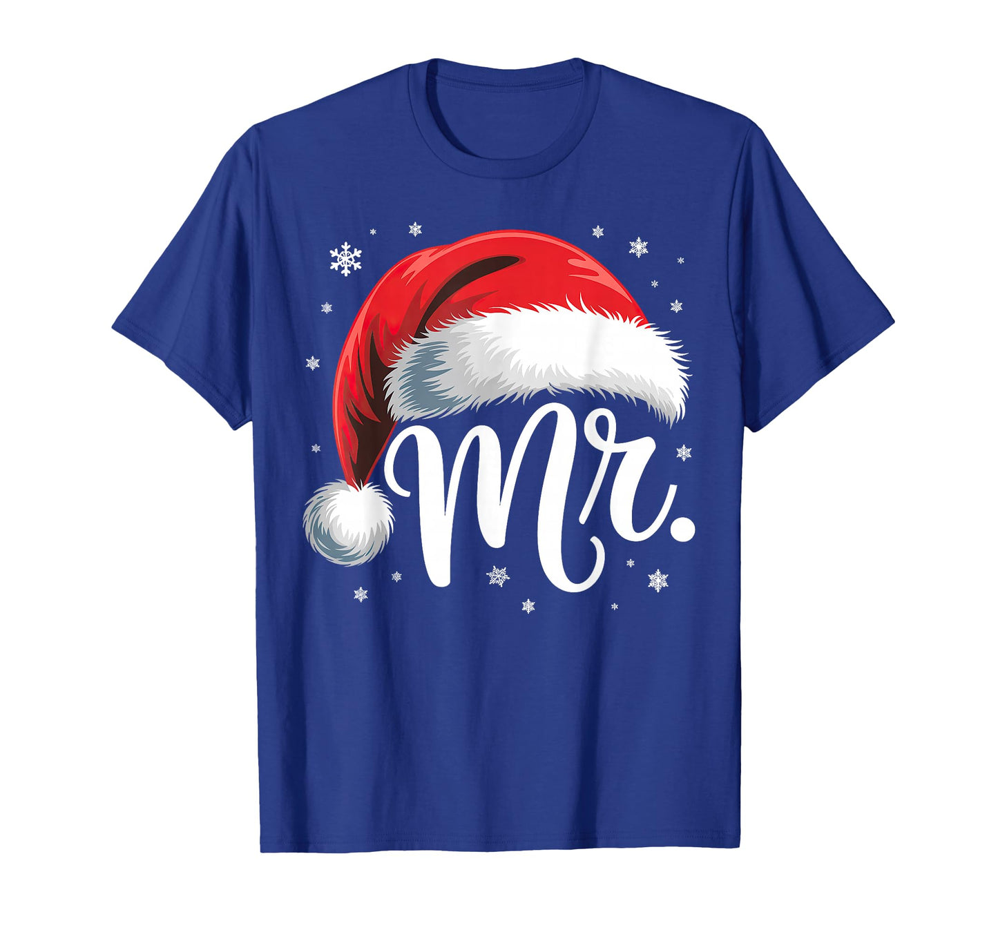 Mr and Mrs Claus Couples Matching T-Shirt