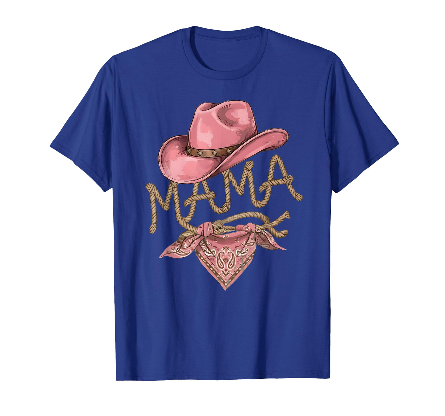Mama Cowgirl Howdy Rodeo Western Birthday Party Mom Women T-Shirt