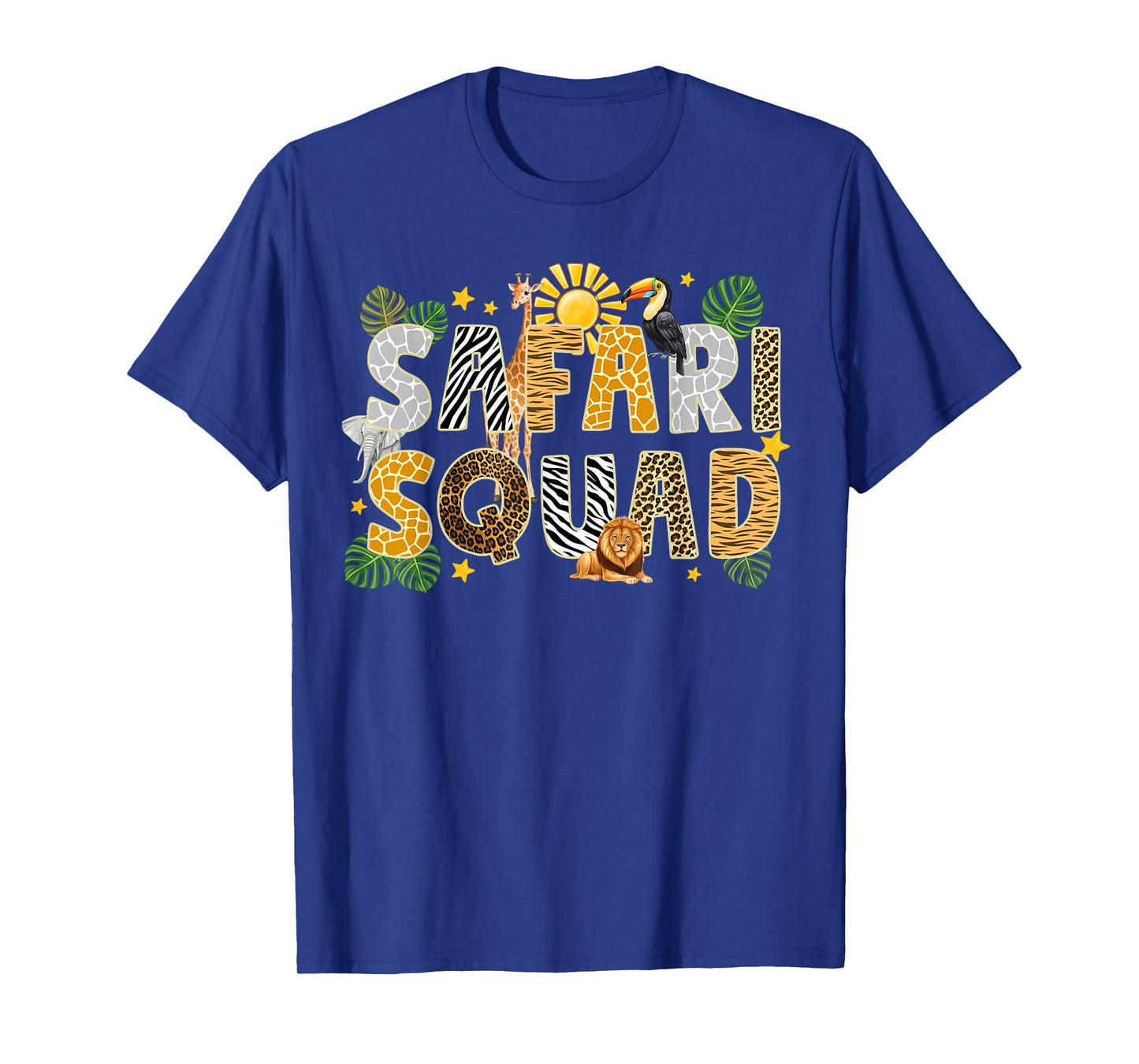 Safari Squad Zoo Jungle Animal Birthday Family Matching T-Shirt