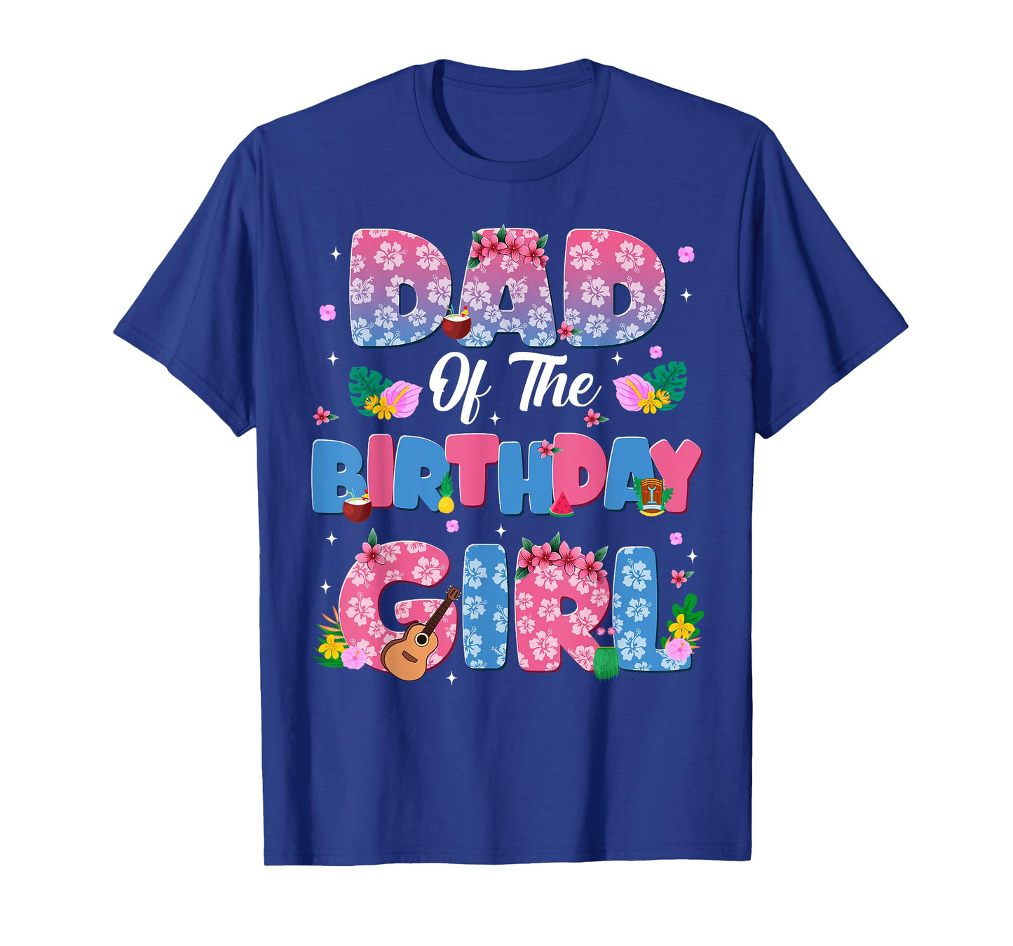 Dad And Mom Of The Birthday Girl Party Decor Family Matching T-Shirt