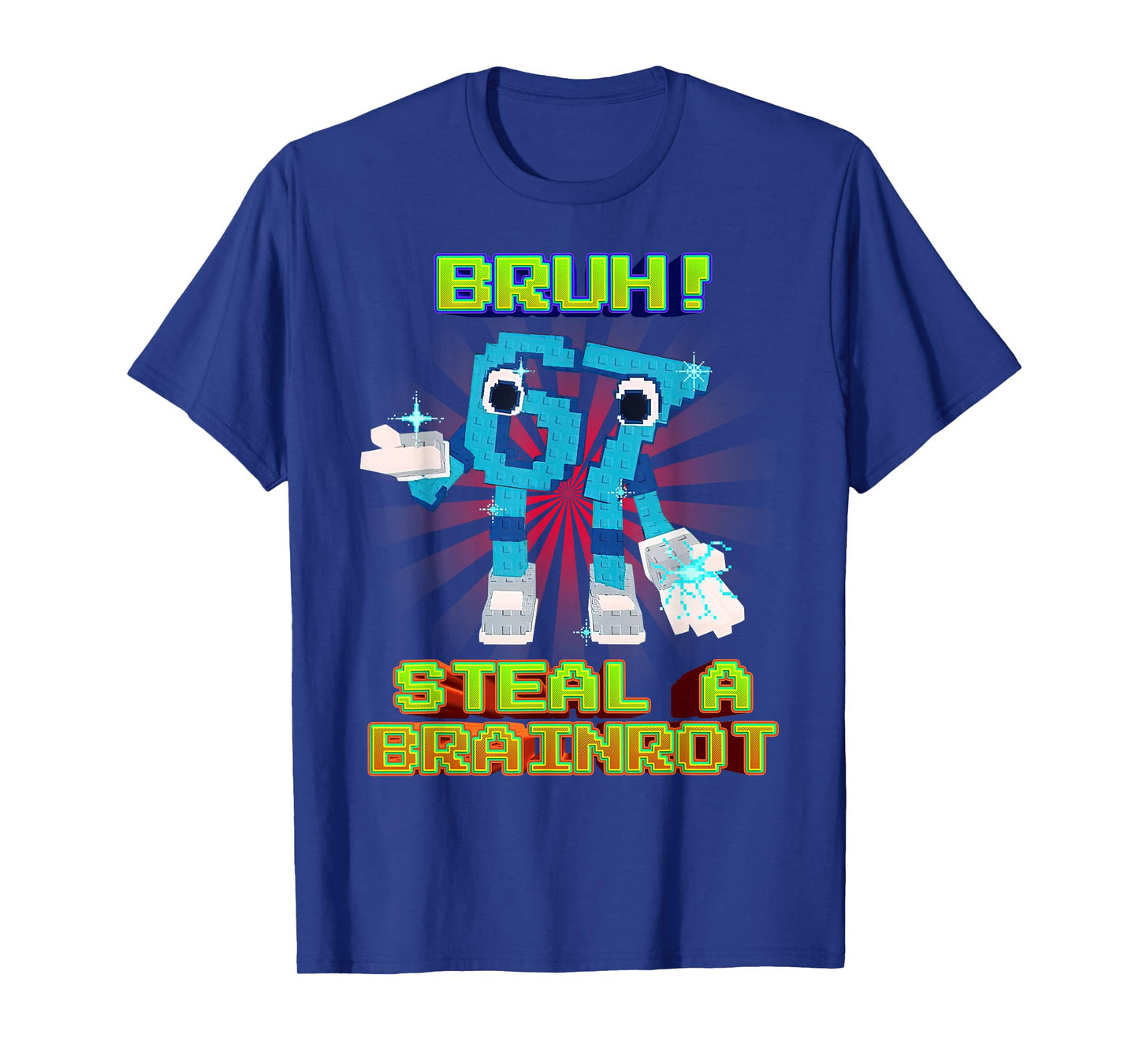 Bruh 67 Six Seven 6-7 Funny Brainrot Meme for Kids Teens T-Shirt