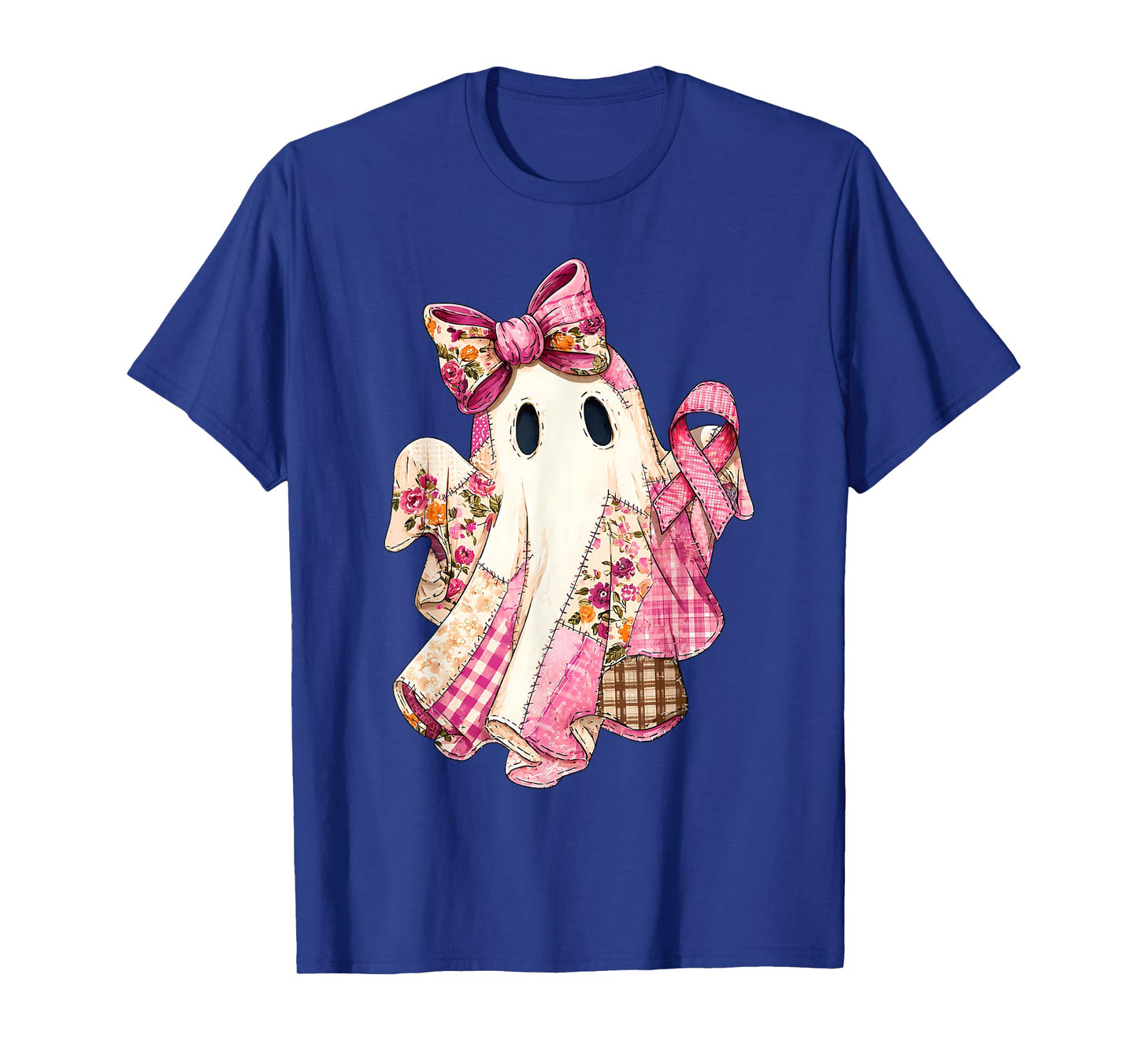 Breast Cancer Hope Strength Faith Survivor Ghost Wear Pink T-Shirt