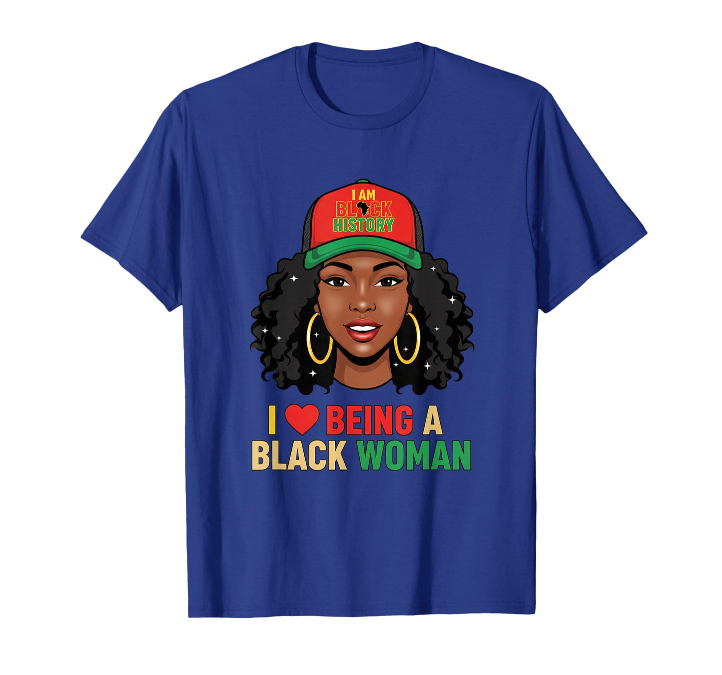 I Love Being A Black Woman African American Teacher Pride T-Shirt