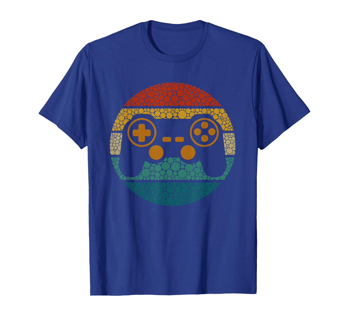 Retro Polka Dots Gaming Controller Video Gamers Dot Day Boys T-Shirt