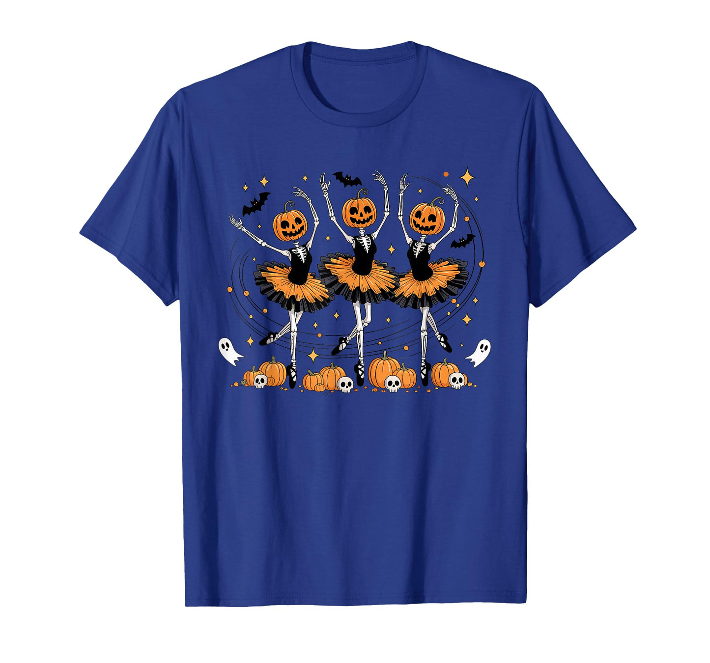 Ballet Skeleton, Funny Halloween, Skeleton Dance, Pumpkin T-Shirt