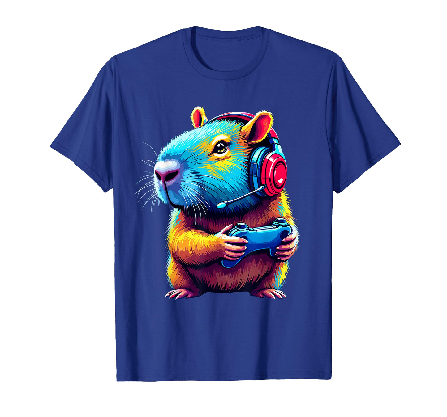 Capybara Gamer Funny Video Games Capybara T-Shirt