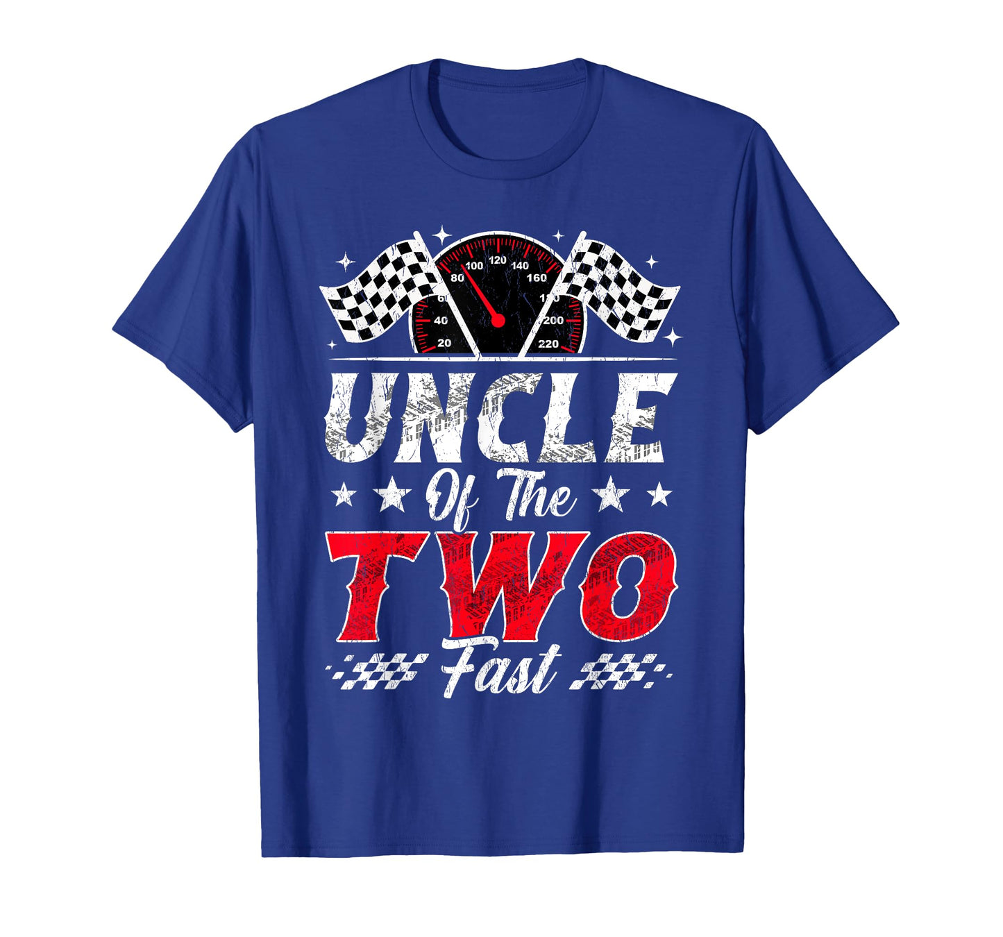 Uncle of The Two Fast 2nd Birthday Racing Car Family T-Shirt