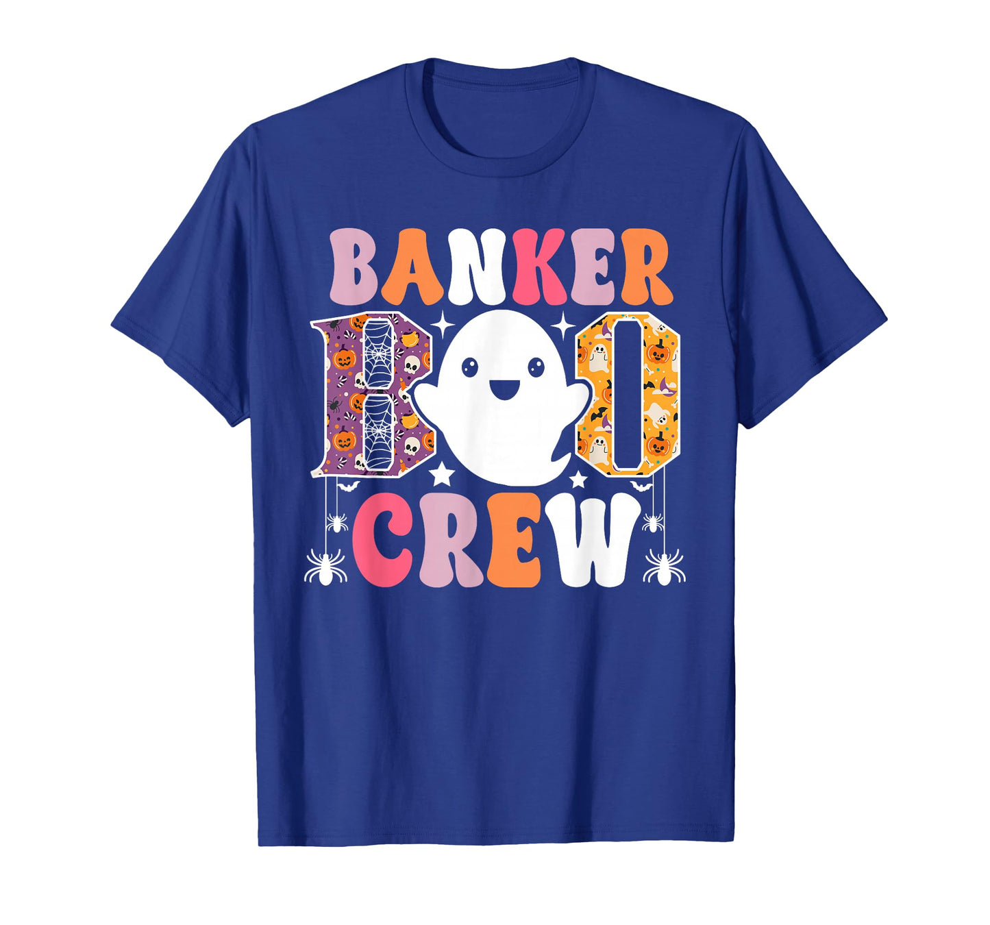 Banker Boo Crew Funny Ghost Halloween Costume T-Shirt
