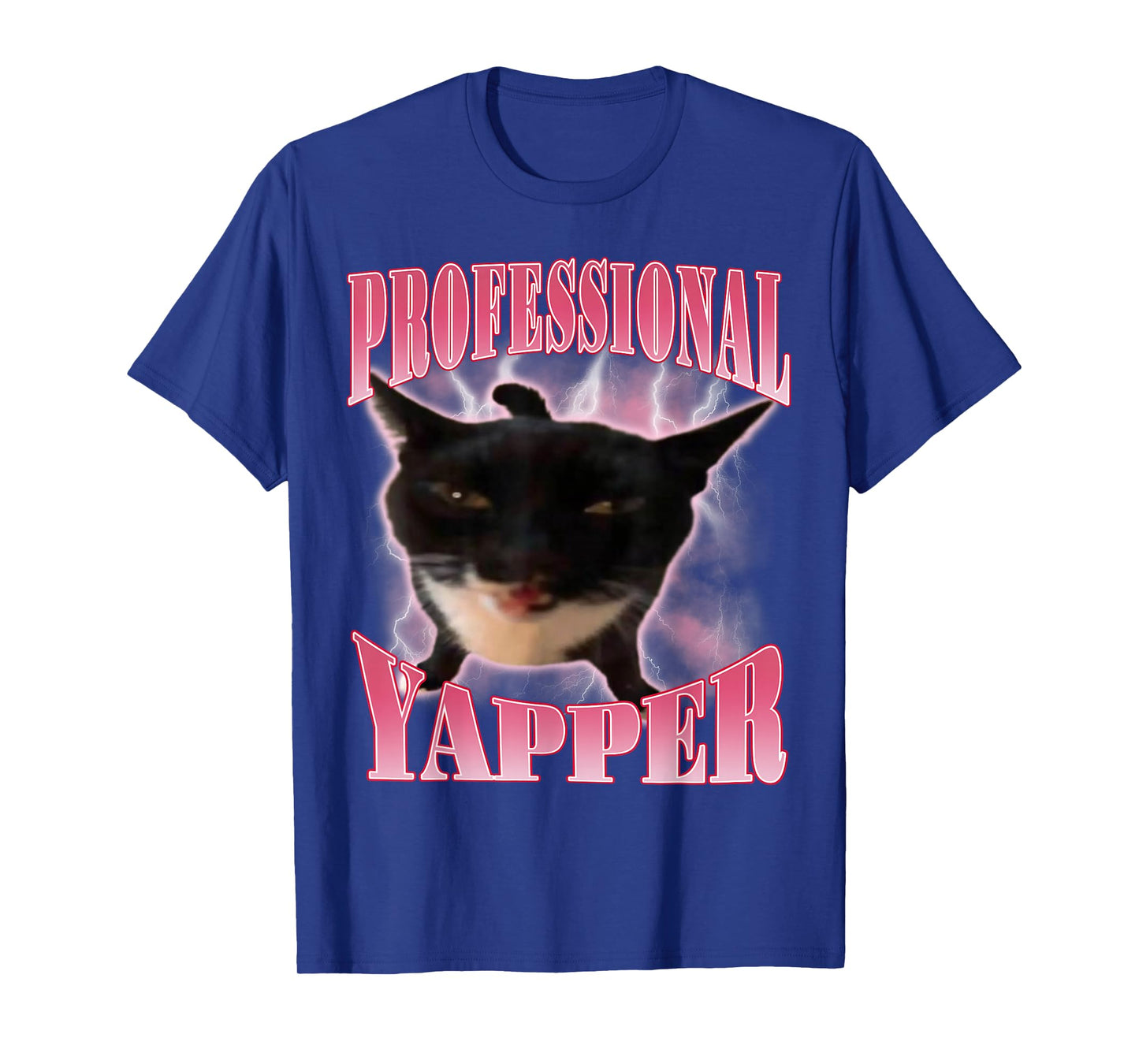 Professional Yapper Cat Funny Oddly Specific Dank Meme T-Shirt
