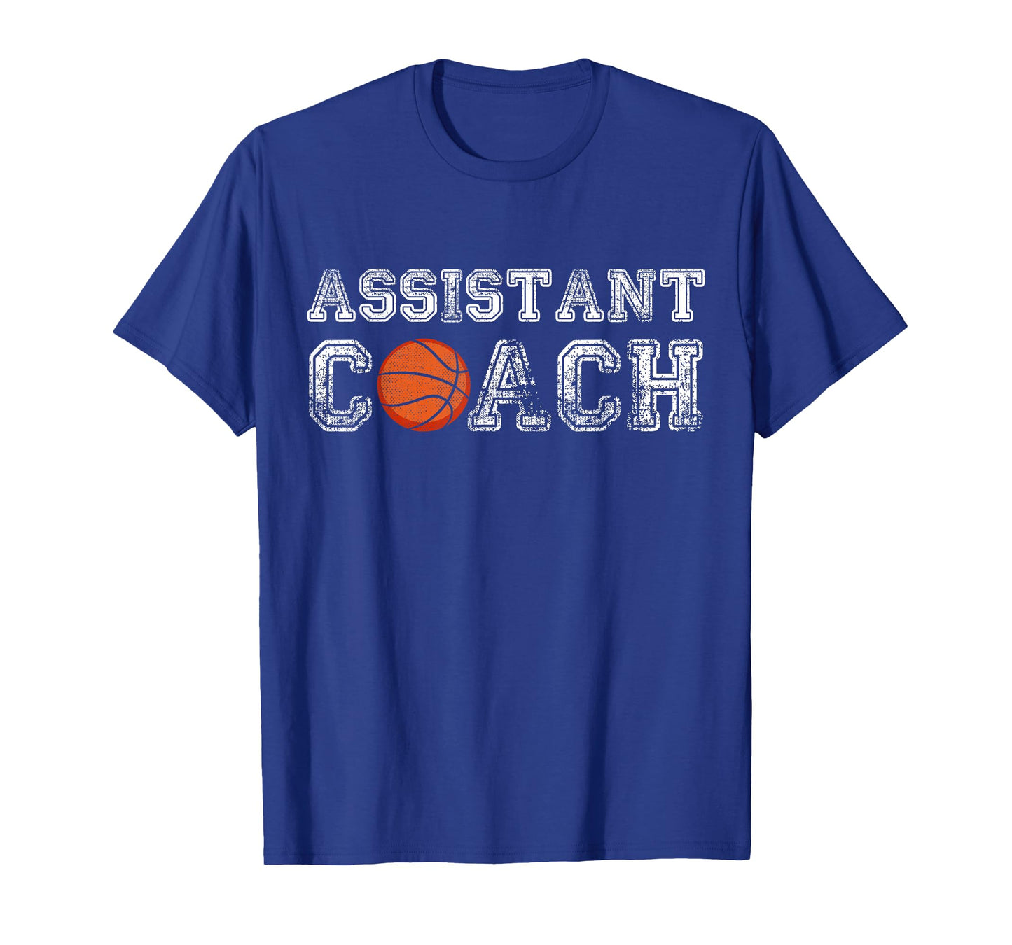Assistant Basketball Coach Appreciation Coaching Distressed T-Shirt