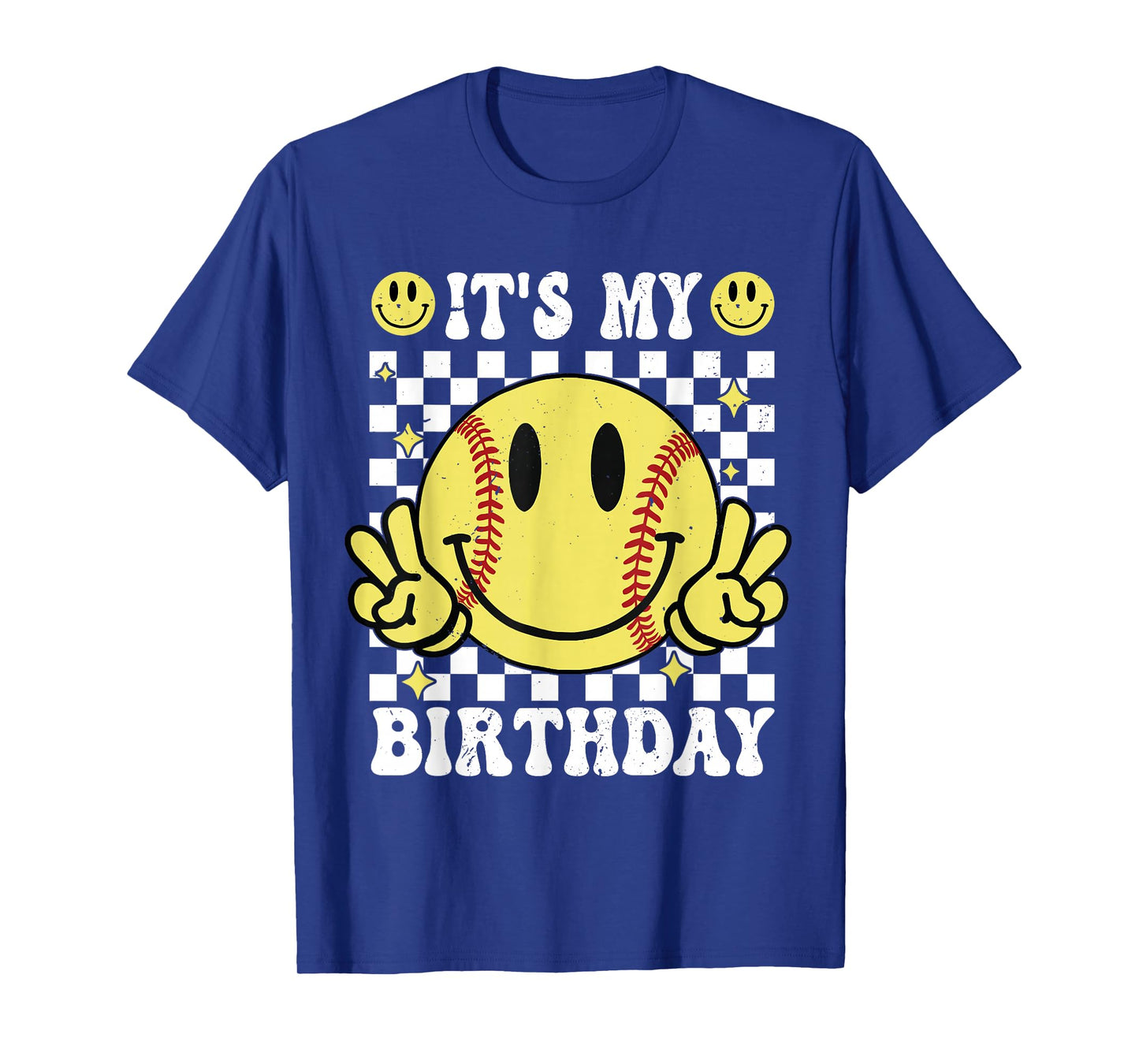 It's My Birthday Softball Girl Boy - Softball Birthday Party T-Shirt
